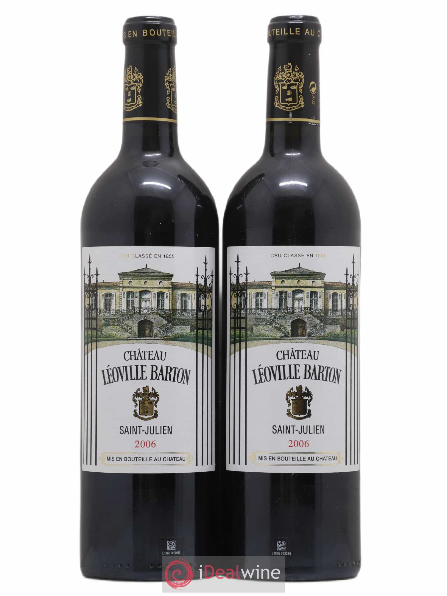 Château Léoville Barton 2ème Grand Cru Classé 2006 - Lot de 2 bouteilles - 0