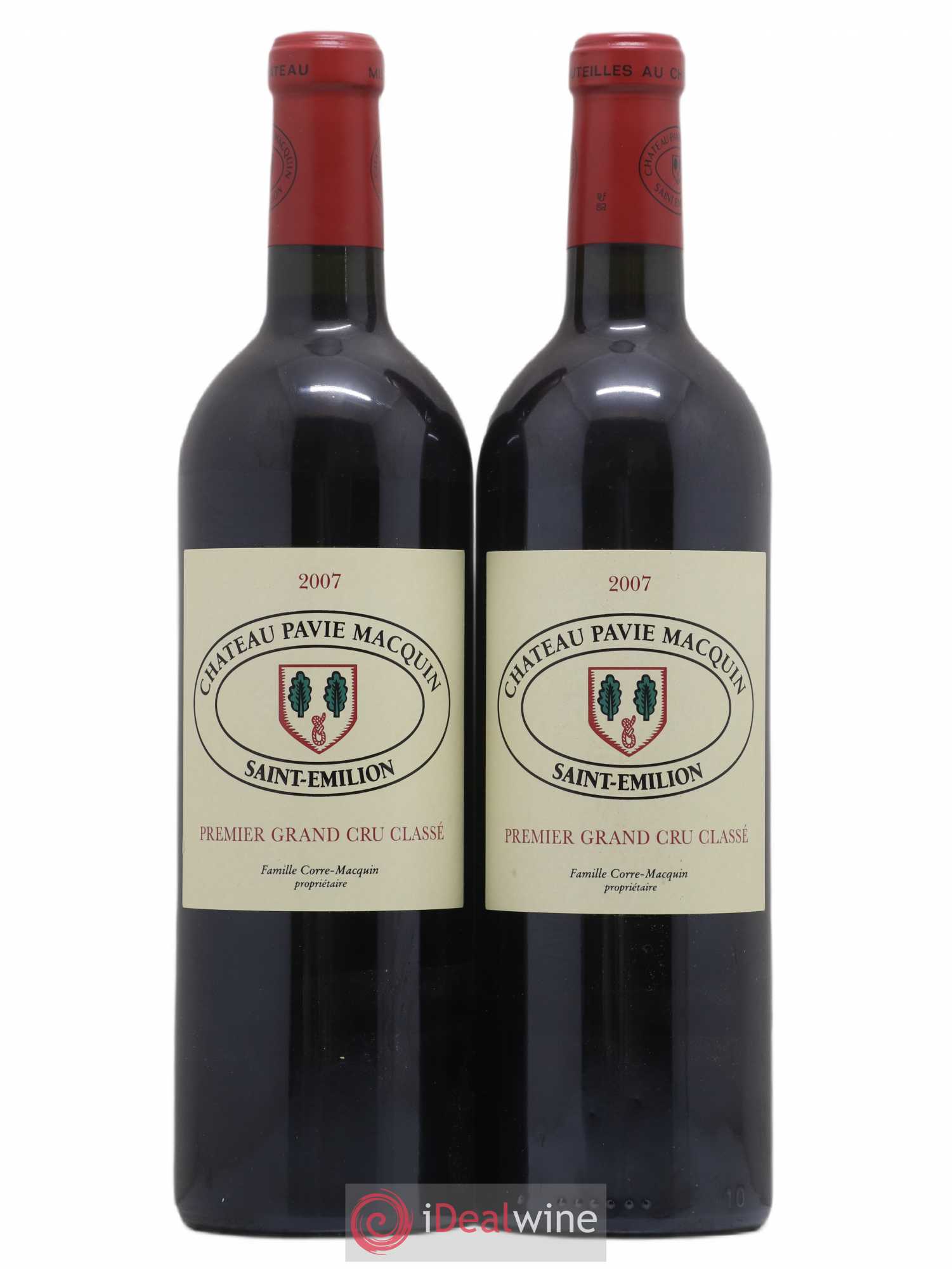 Château Pavie Macquin 1er Grand Cru Classé B 2007 - Lot de 2 bouteilles - 0