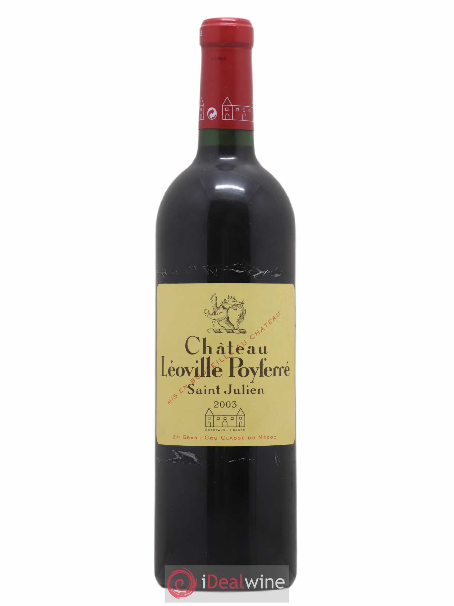 Château Léoville Poyferré 2ème Grand Cru Classé 2003 - Lot de 1 bouteille - 0