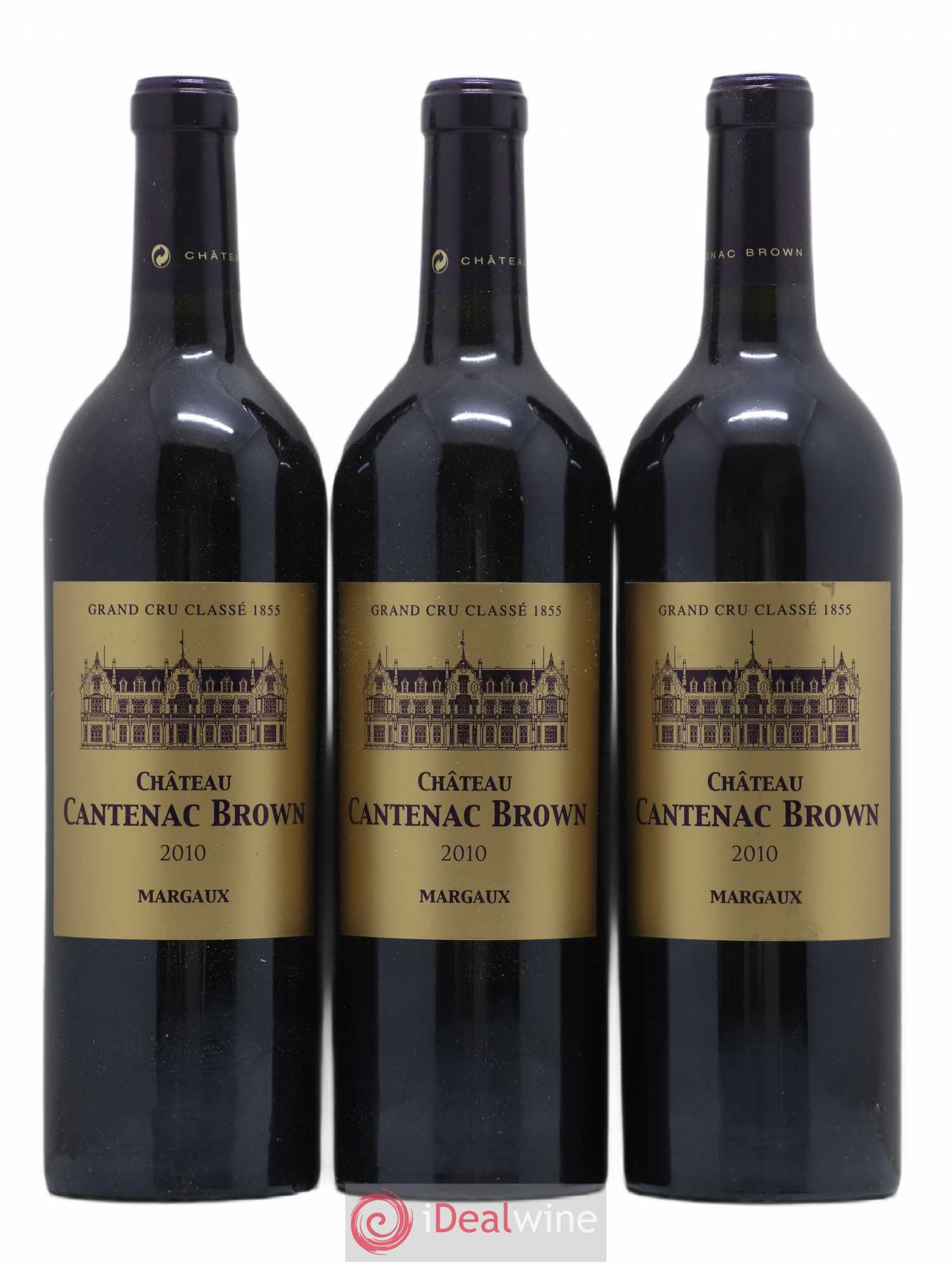 Château Cantenac Brown 3ème Grand Cru Classé 2010 - Lot de 6 bouteilles - 1