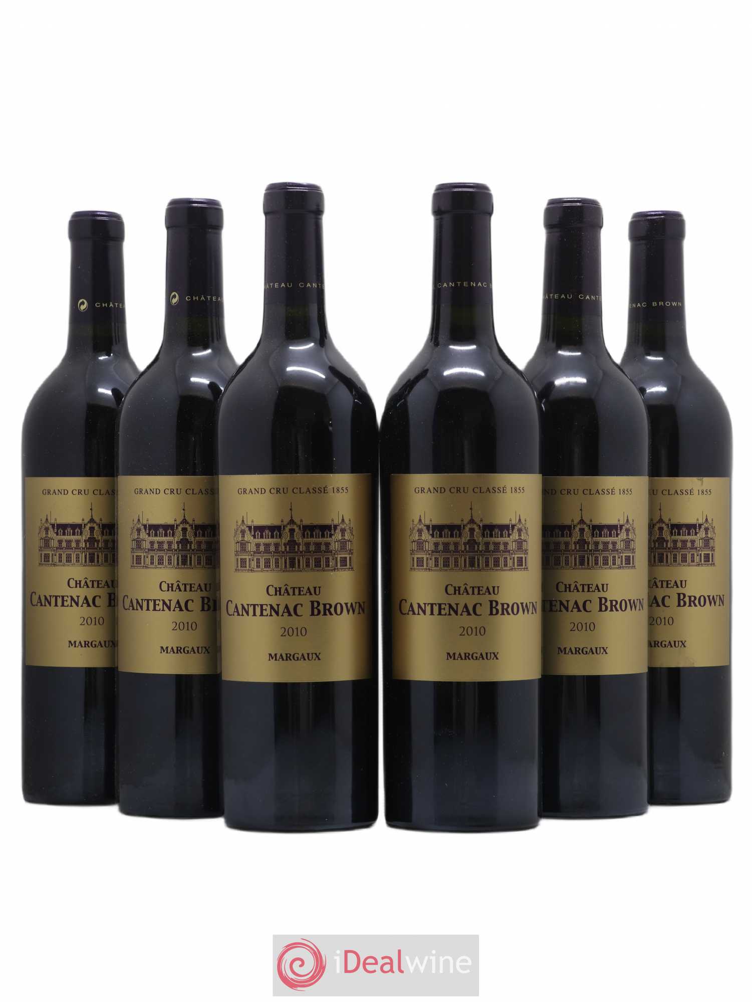 Château Cantenac Brown 3ème Grand Cru Classé 2010 - Lot de 6 bouteilles - 0