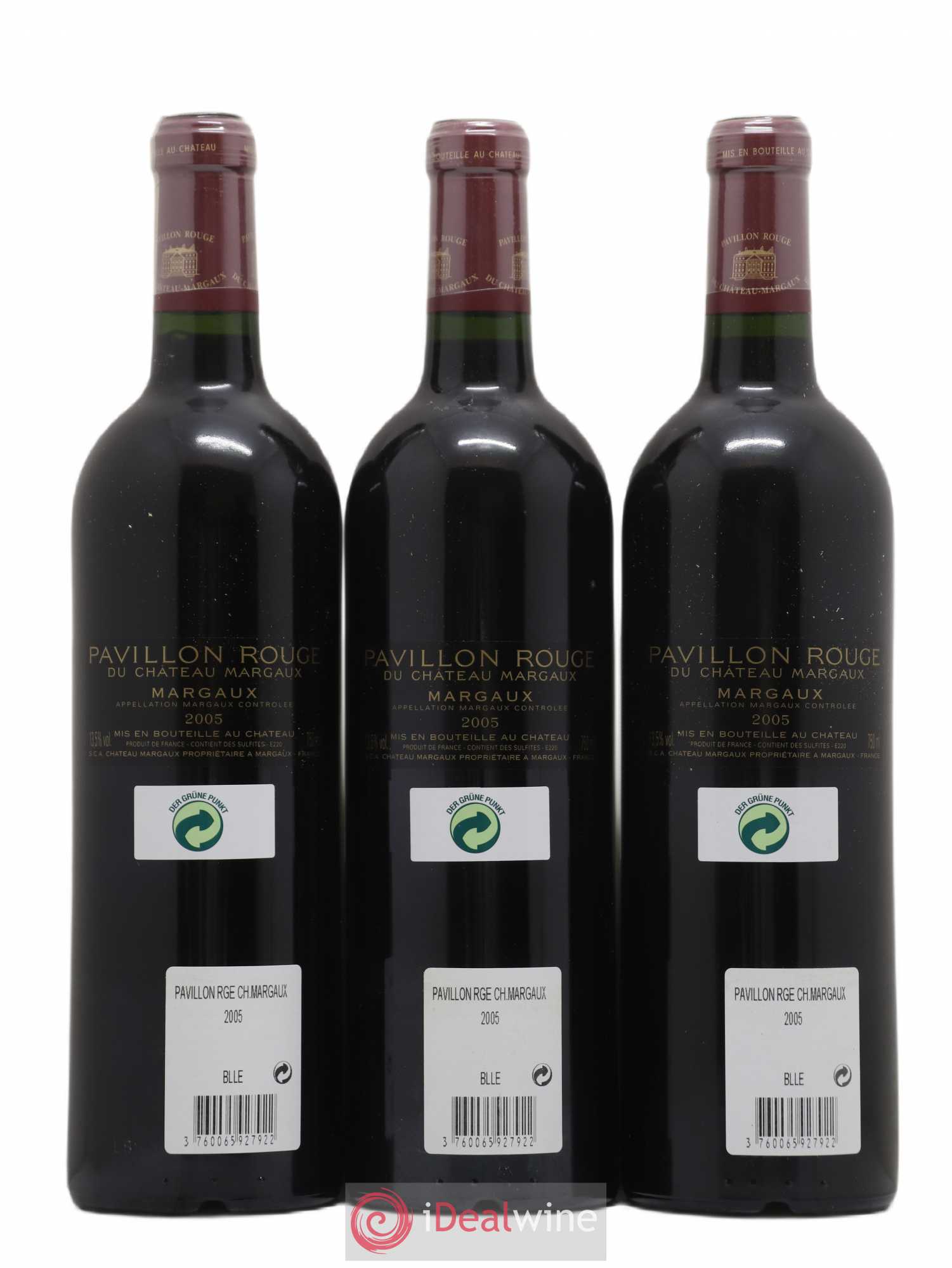 Pavillon Rouge du Château Margaux Second Vin 2005 - Lot de 12 bouteilles - 6