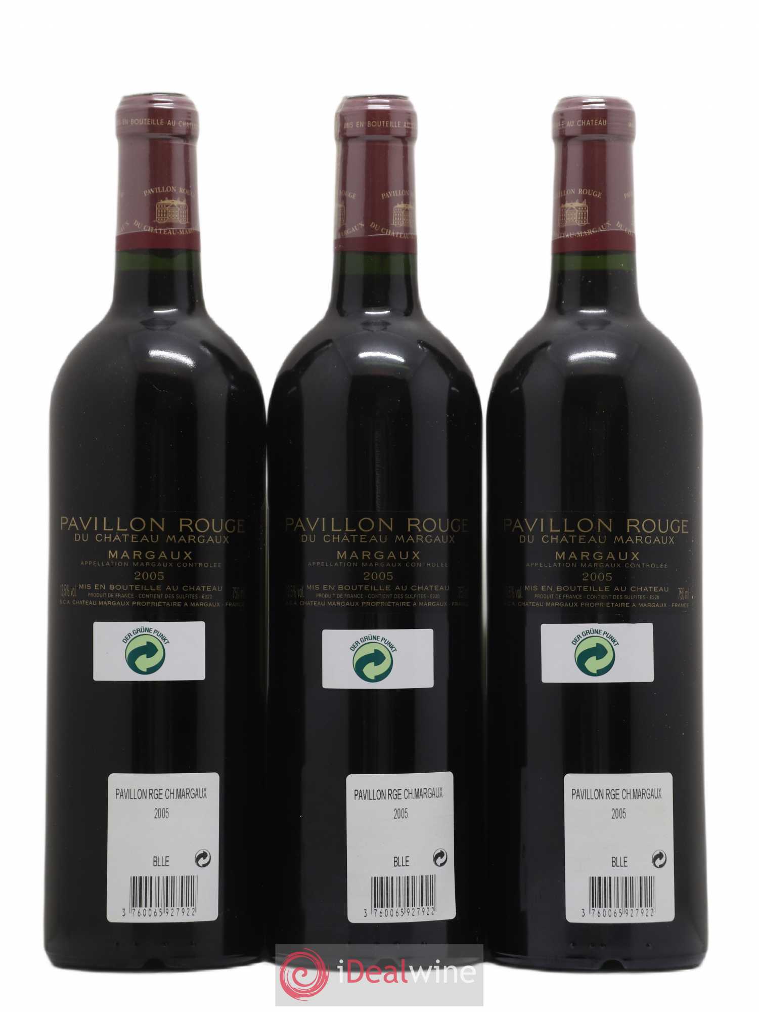 Pavillon Rouge du Château Margaux Second Vin 2005 - Lot de 12 bouteilles - 8