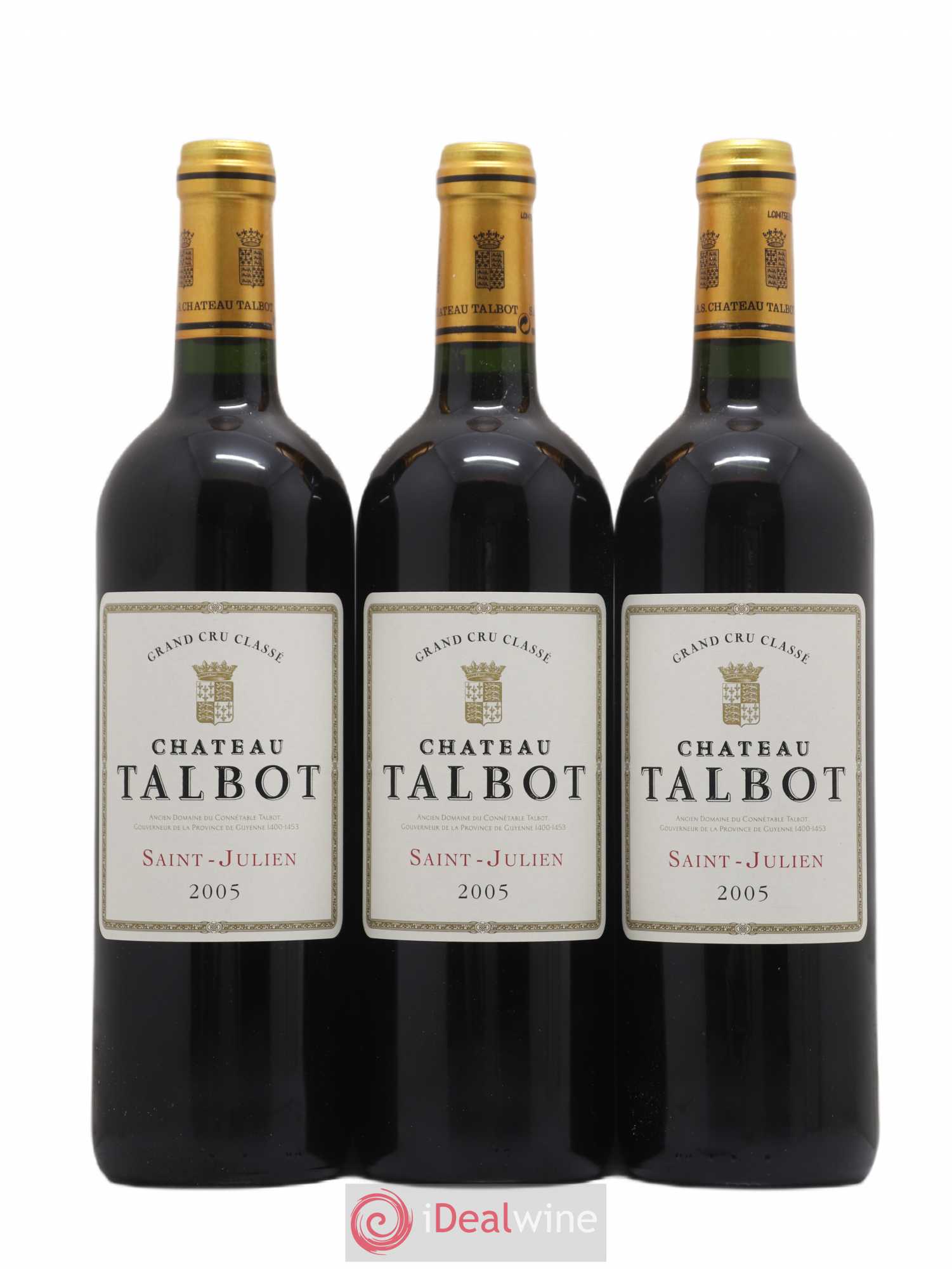 Château Talbot 4ème Grand Cru Classé 2005 - Lot de 12 bouteilles - 2