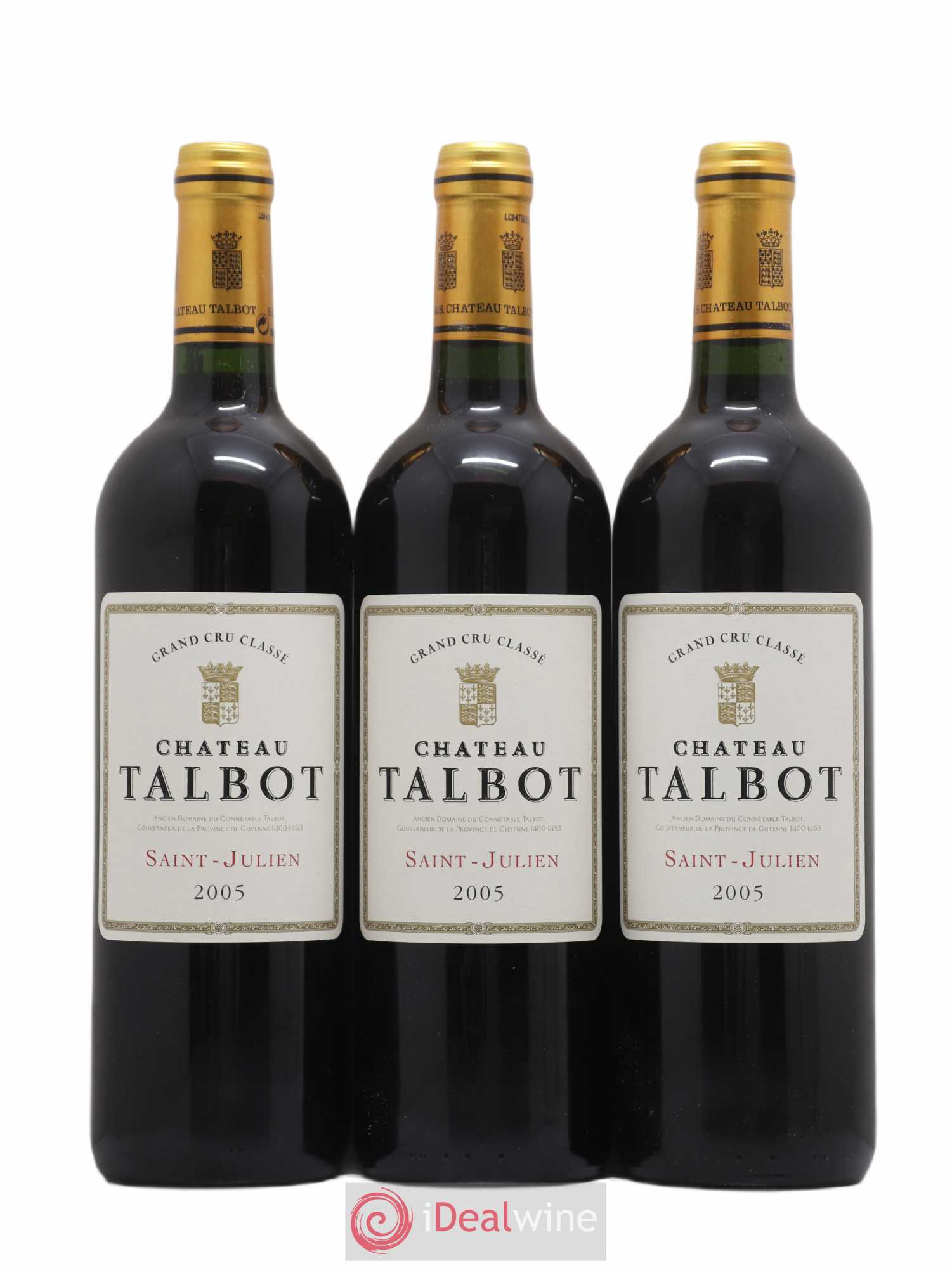 Château Talbot 4ème Grand Cru Classé 2005 - Lot de 12 bouteilles - 4