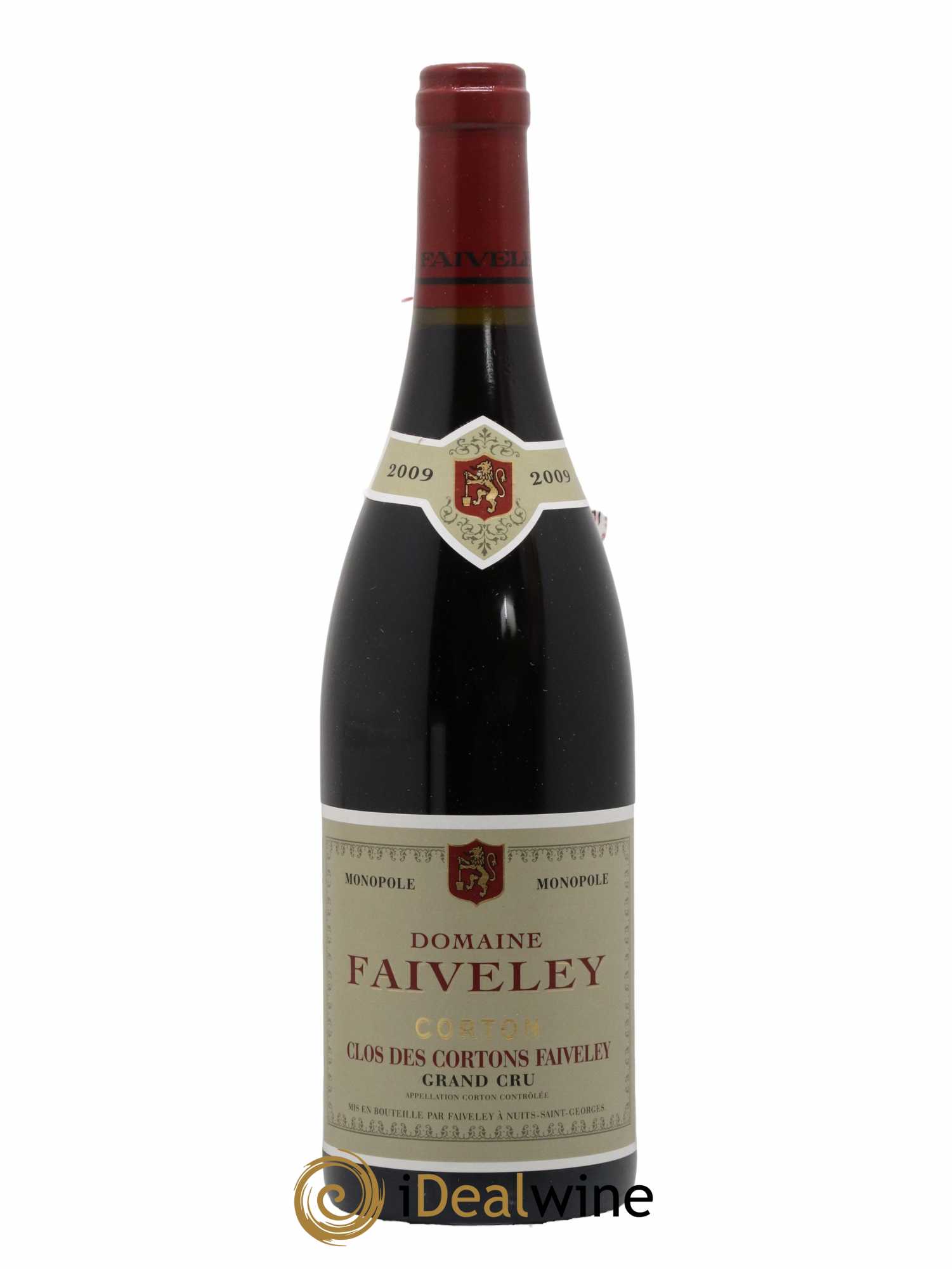 Corton Grand Cru Clos des Cortons Faiveley 2009 - Lot de 1 bouteille - 0