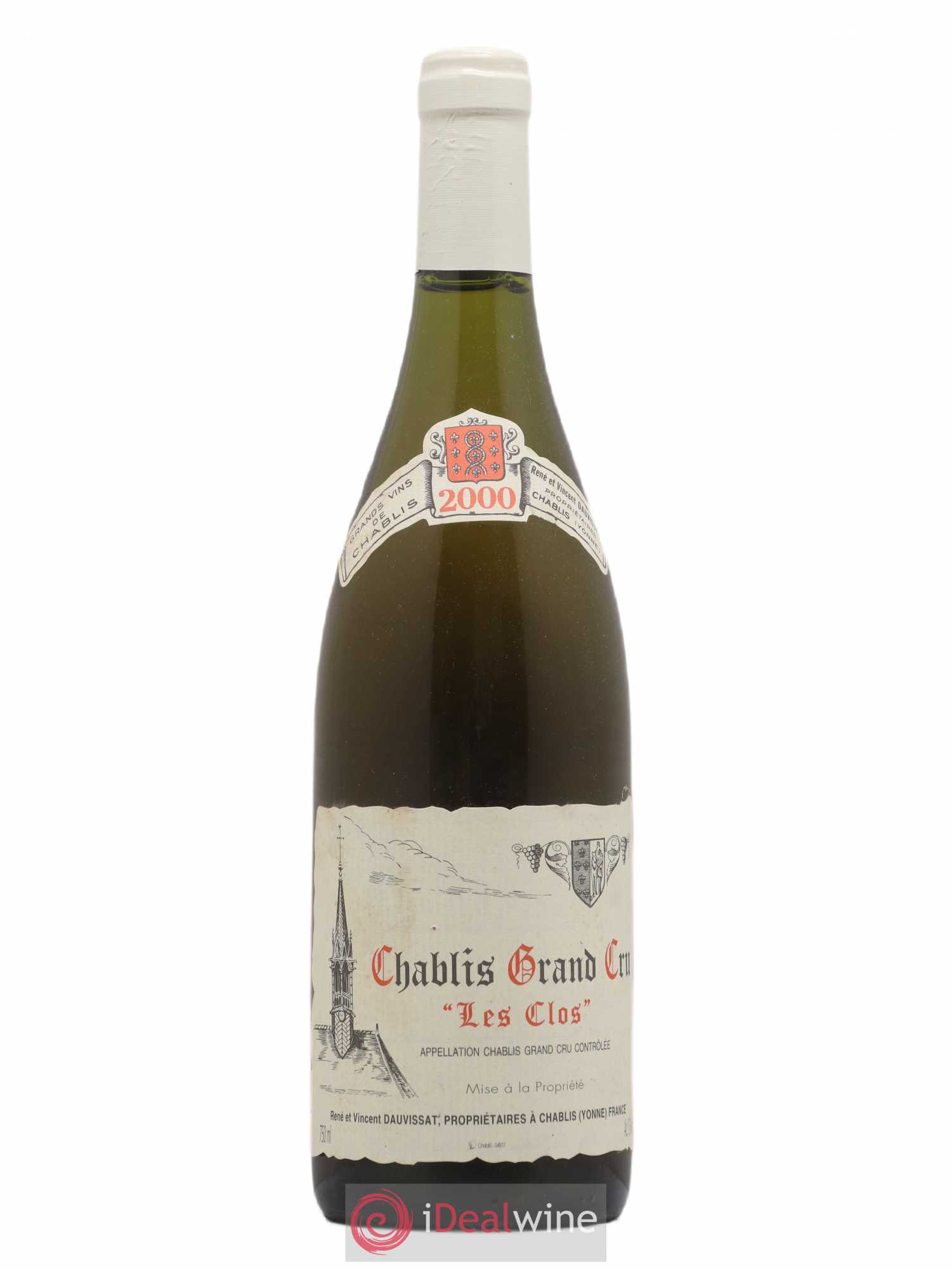 Chablis Grand Cru Les Clos Vincent Dauvissat (Domaine) (sans prix de réserve) 2000 - Lot de 1 bouteille - 0