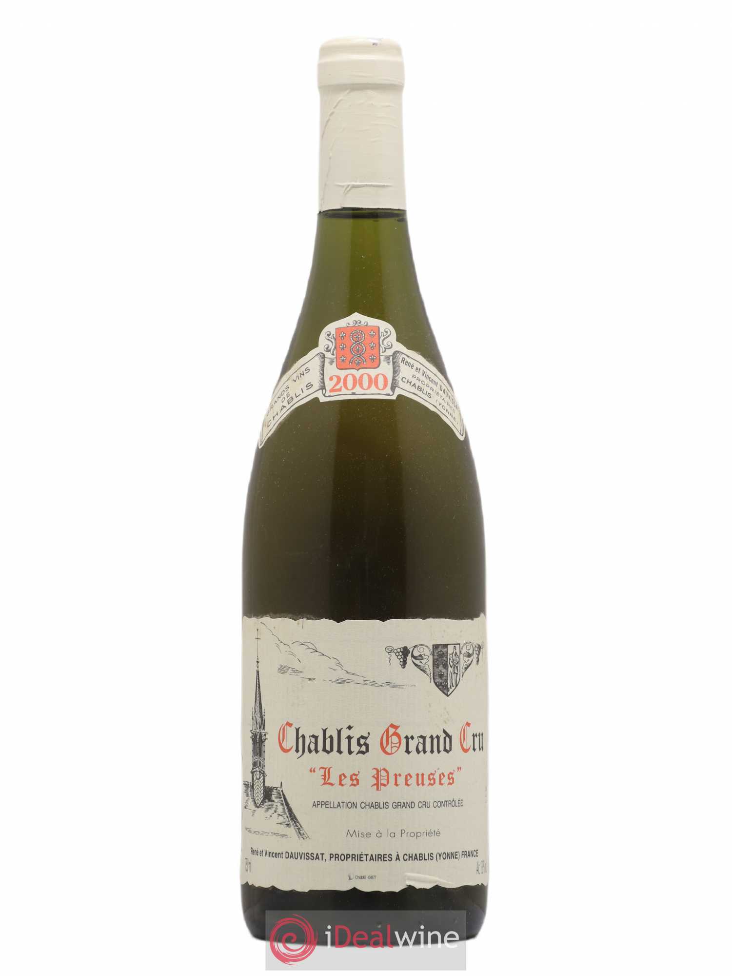 Chablis Grand Cru Les Preuses Vincent Dauvissat (Domaine) (sans prix de réserve) 2000 - Lot de 1 bouteille - 0