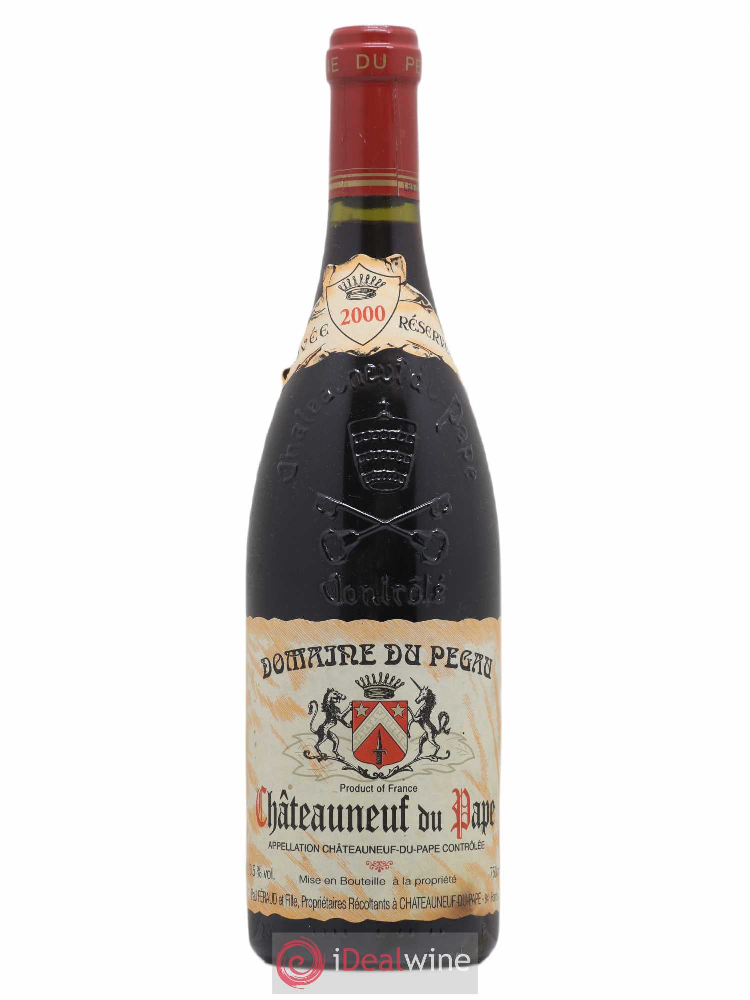 Châteauneuf-du-Pape Domaine du Pégau Cuvée Réservée Paul et Laurence Féraud (sans prix de réserve) 2000 - Lot de 1 bouteille - 0