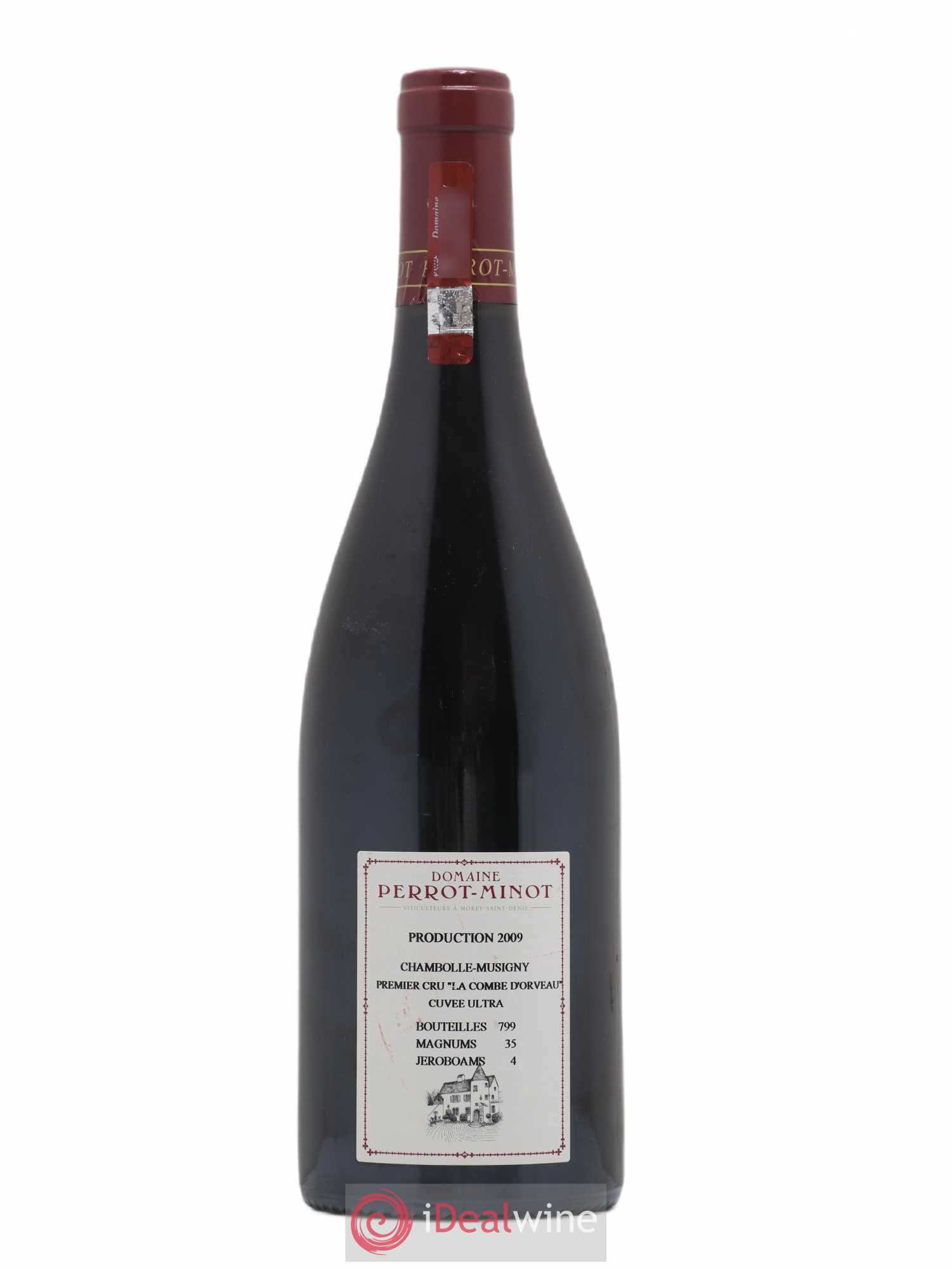 Chambolle-Musigny 1er Cru La Combe d'Orveau Vieilles Vignes Perrot-Minot Cuvée ultra (sans prix de réserve) 2009 - Lotto di 1 bottiglia - 1