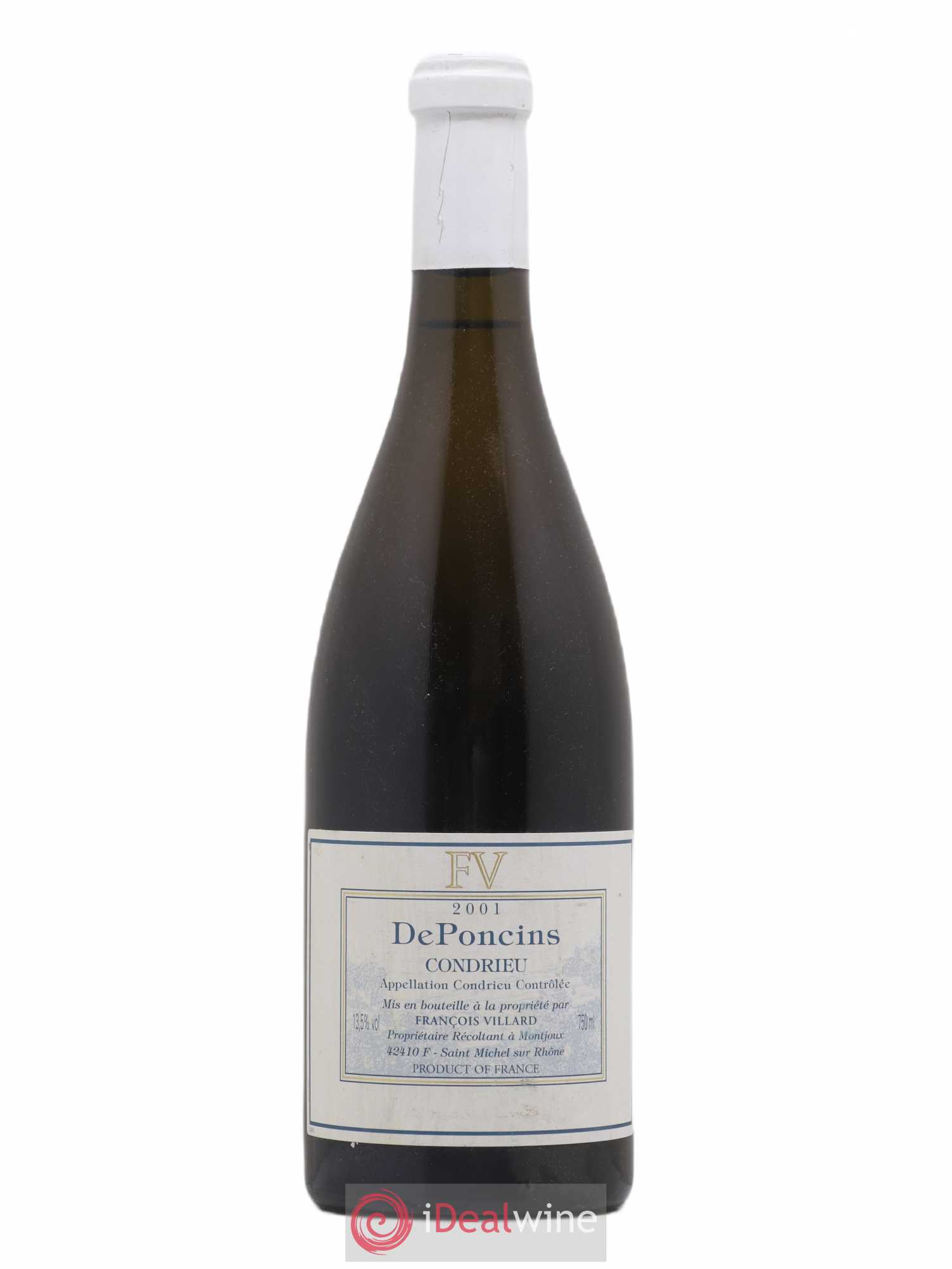 Condrieu Deponcins François Villard (sans prix de réserve) 2001 - Lot de 1 bouteille - 0