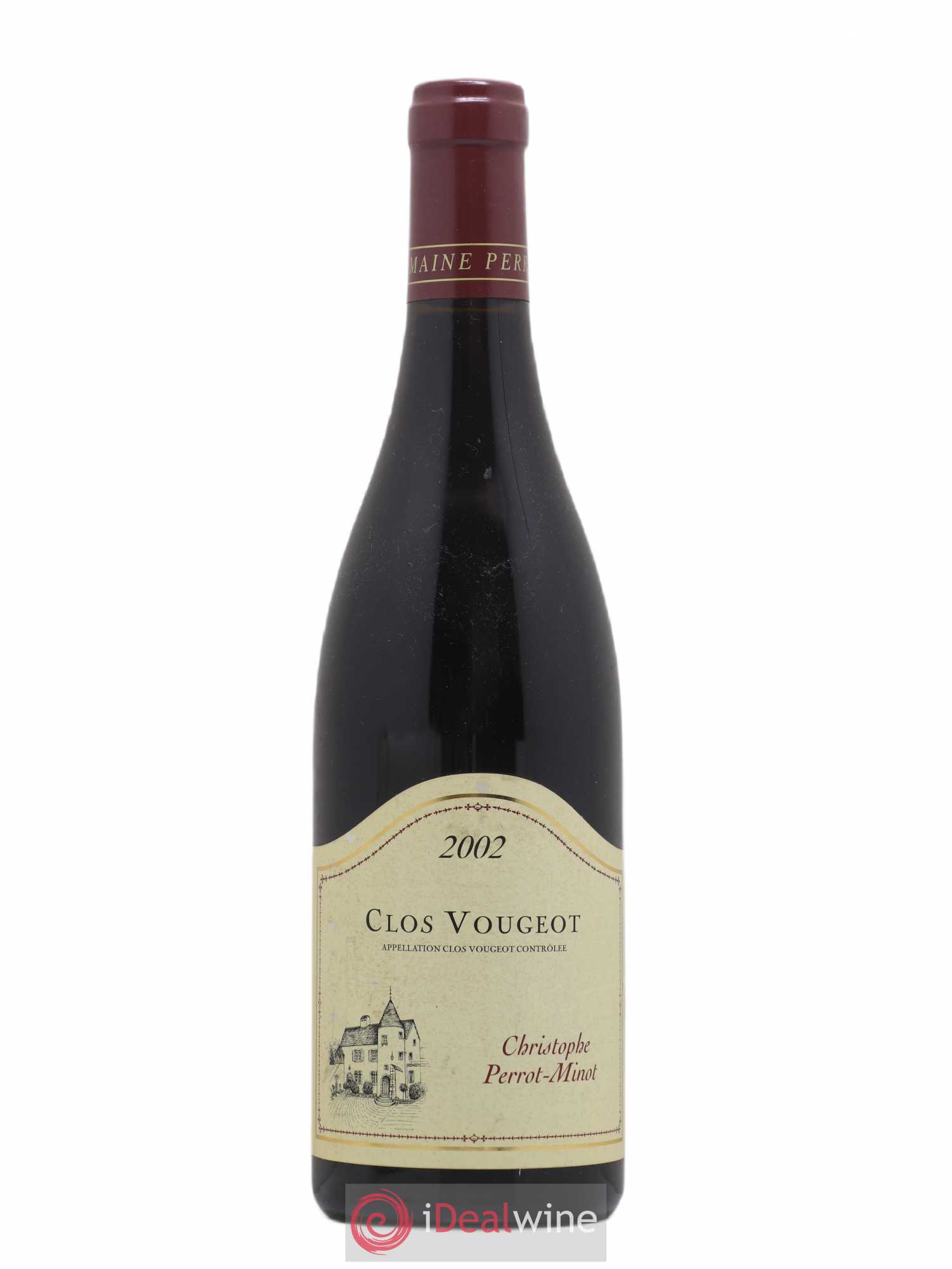 Clos de Vougeot Grand Cru Perrot Minot (sans prix de réserve) 2002 - Posten von 1 Flasche - 0