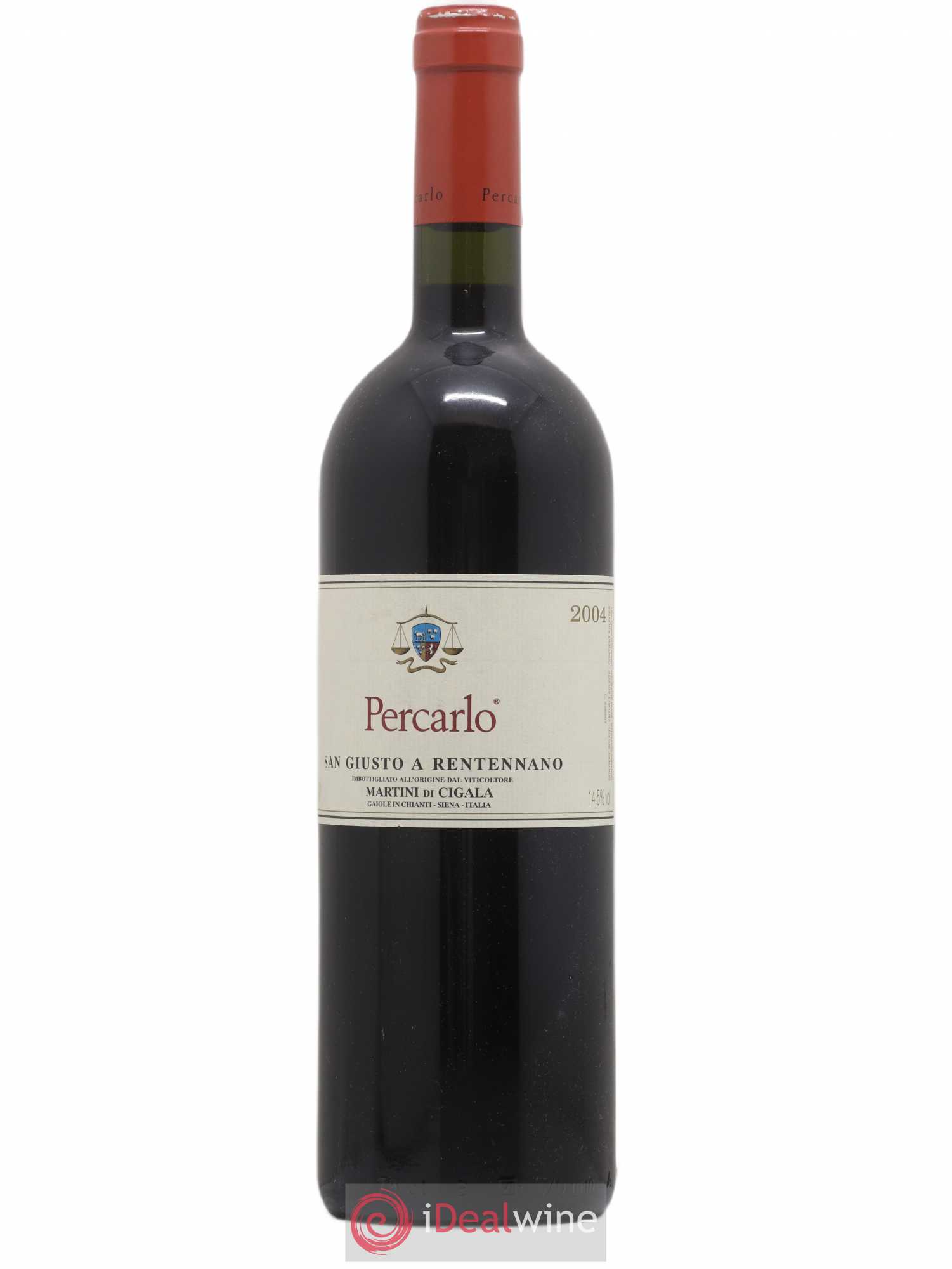 Toscana IGT San Giusto a Rentennano Percarlo Famille Martini di Cigala (sans prix de réserve) 2004 - Lot de 1 bouteille - 0