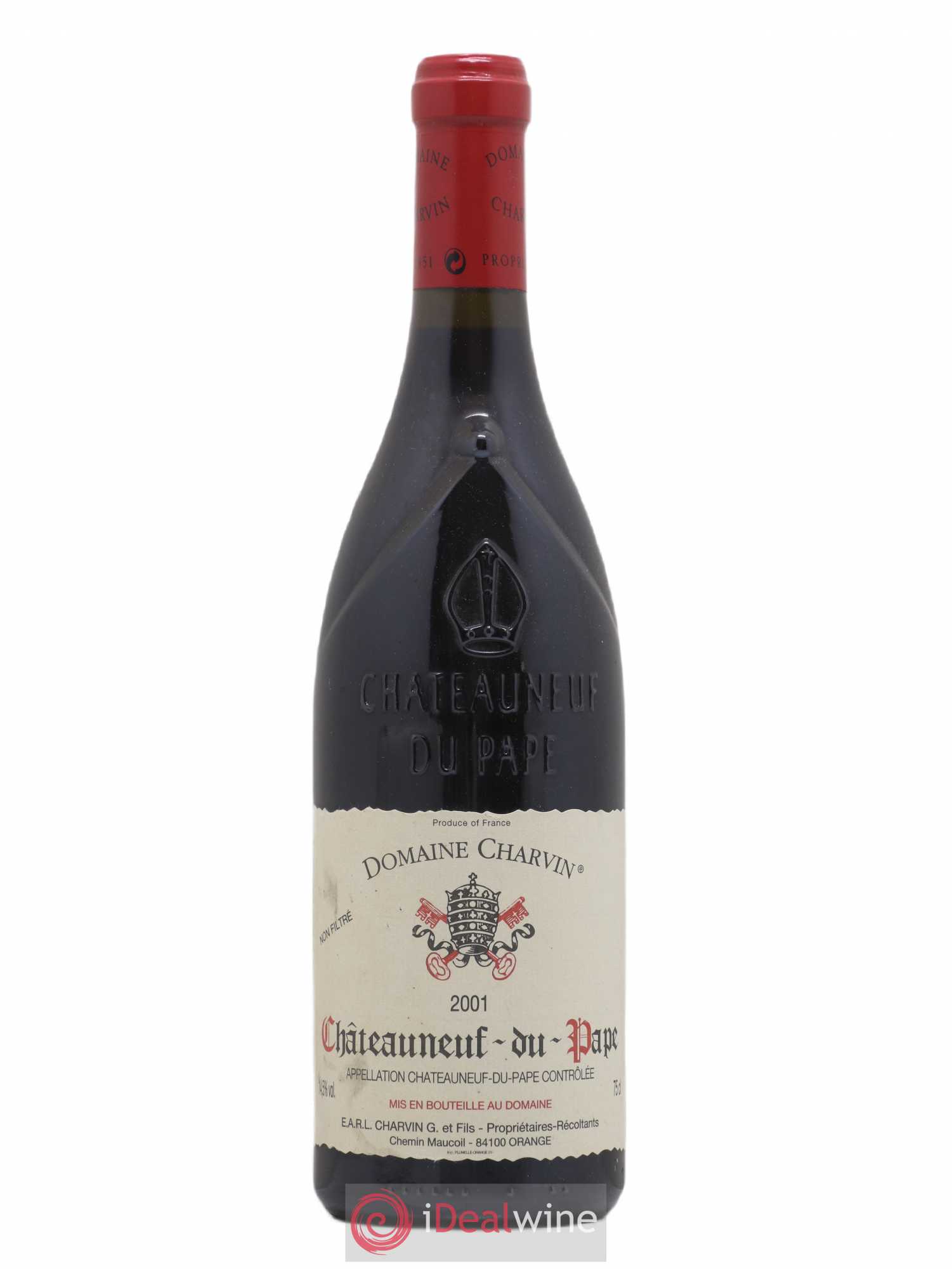 Châteauneuf-du-Pape Charvin (Domaine) (sans prix de réserve) 2001 - Lot de 1 bouteille - 0