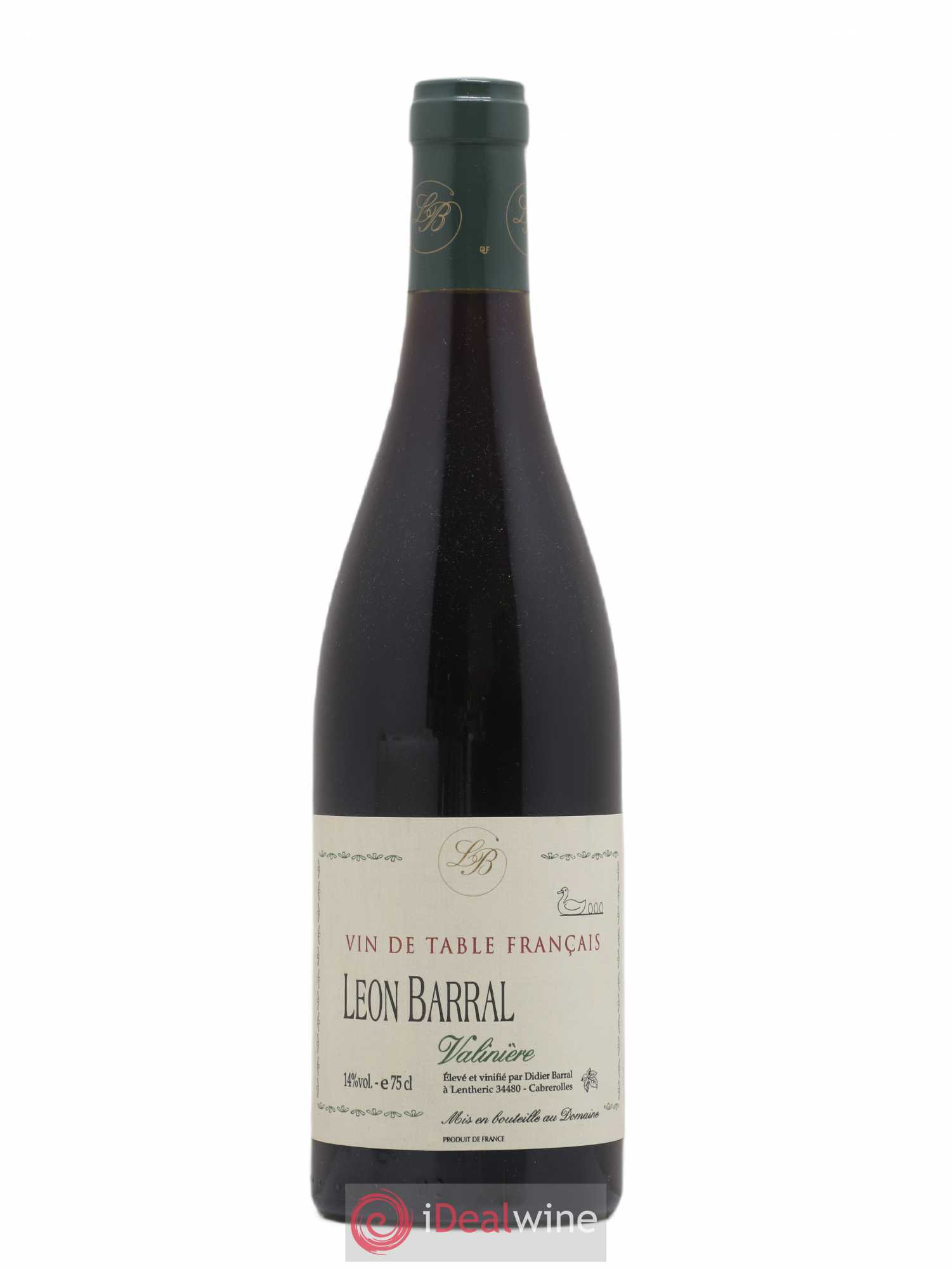 Vin de France Valinière Domaine Léon Barral (sans prix de réserve) 2000 - Posten von 1 Flasche - 0