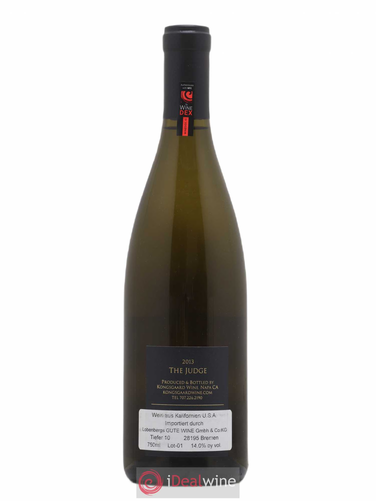 USA Kongsgaard Napa Valley Chardonnay The Judge (no reserve) 2013 - Lot of 1 bottle - 1