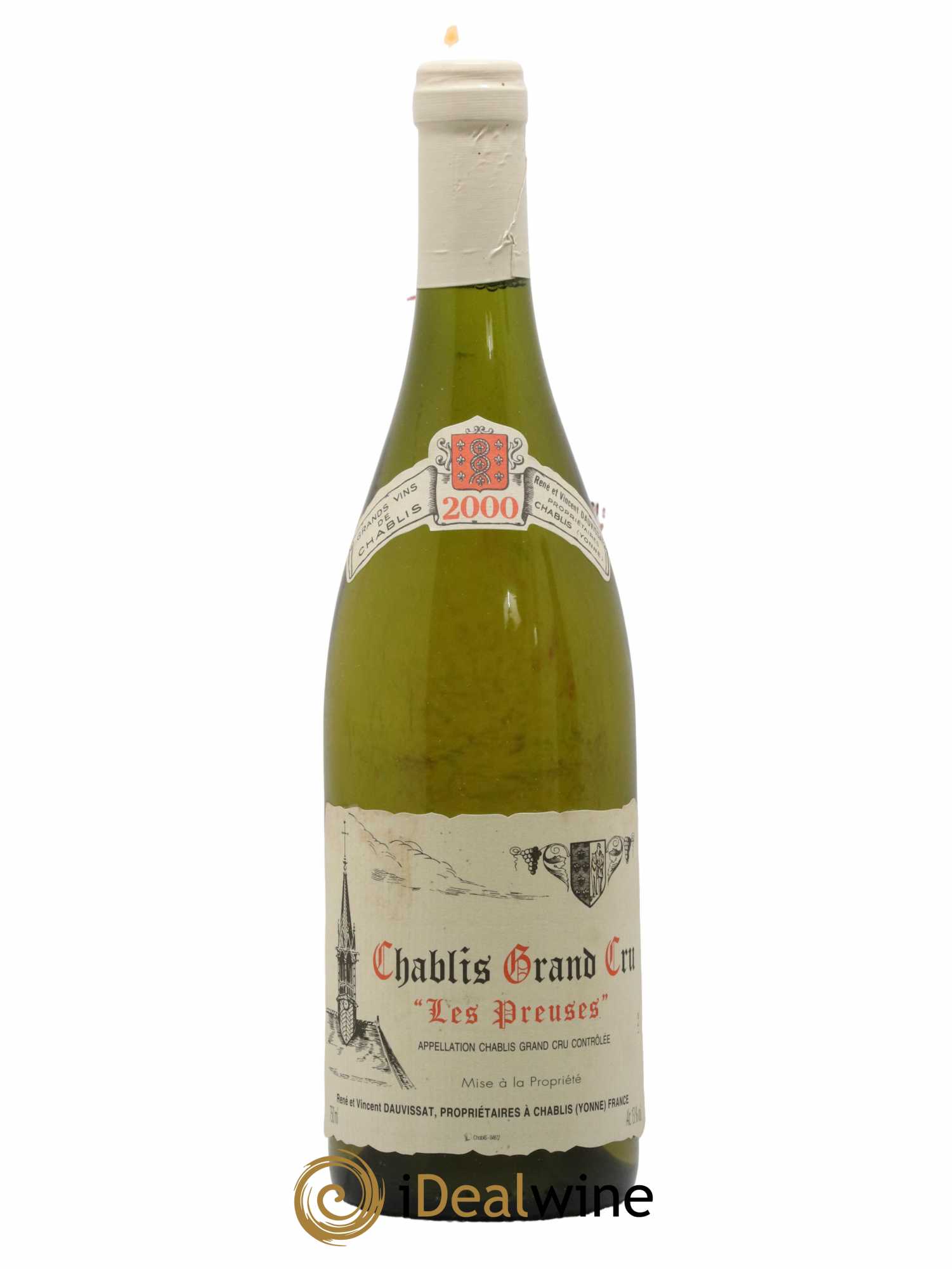 Chablis Grand Cru Les Preuses Vincent Dauvissat (Domaine) 2000 - Lot de 1 bouteille - 0