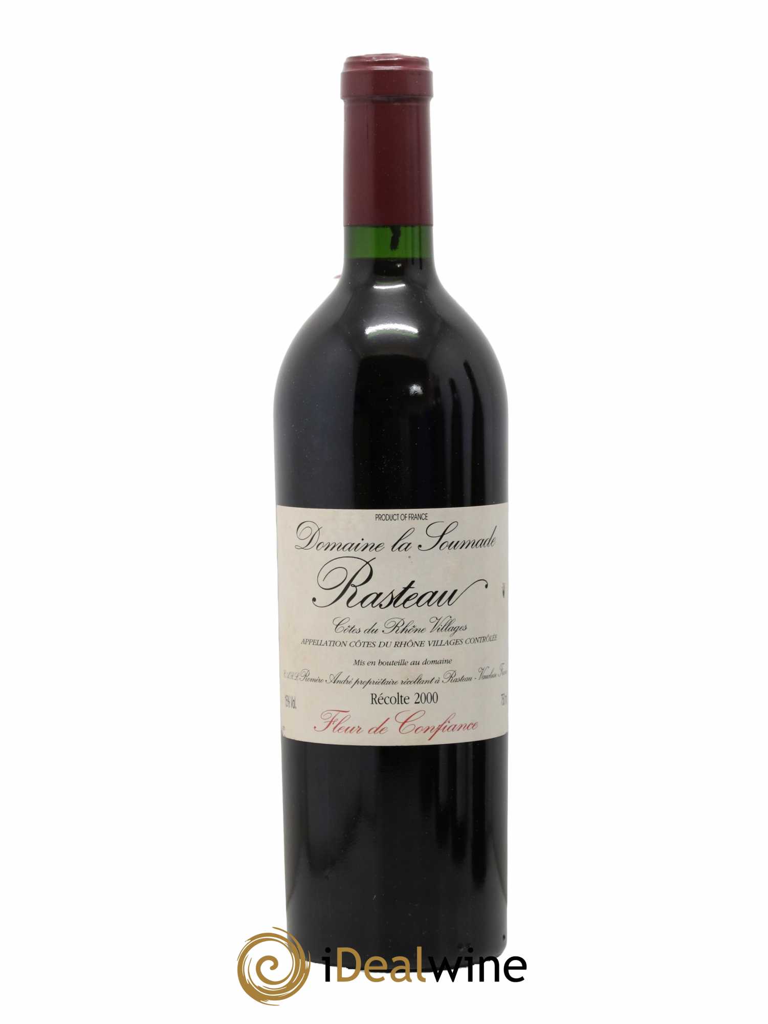 Rasteau Fleur de confiance La Soumade (Domaine) 2000 - Lot de 1 bouteille - 0