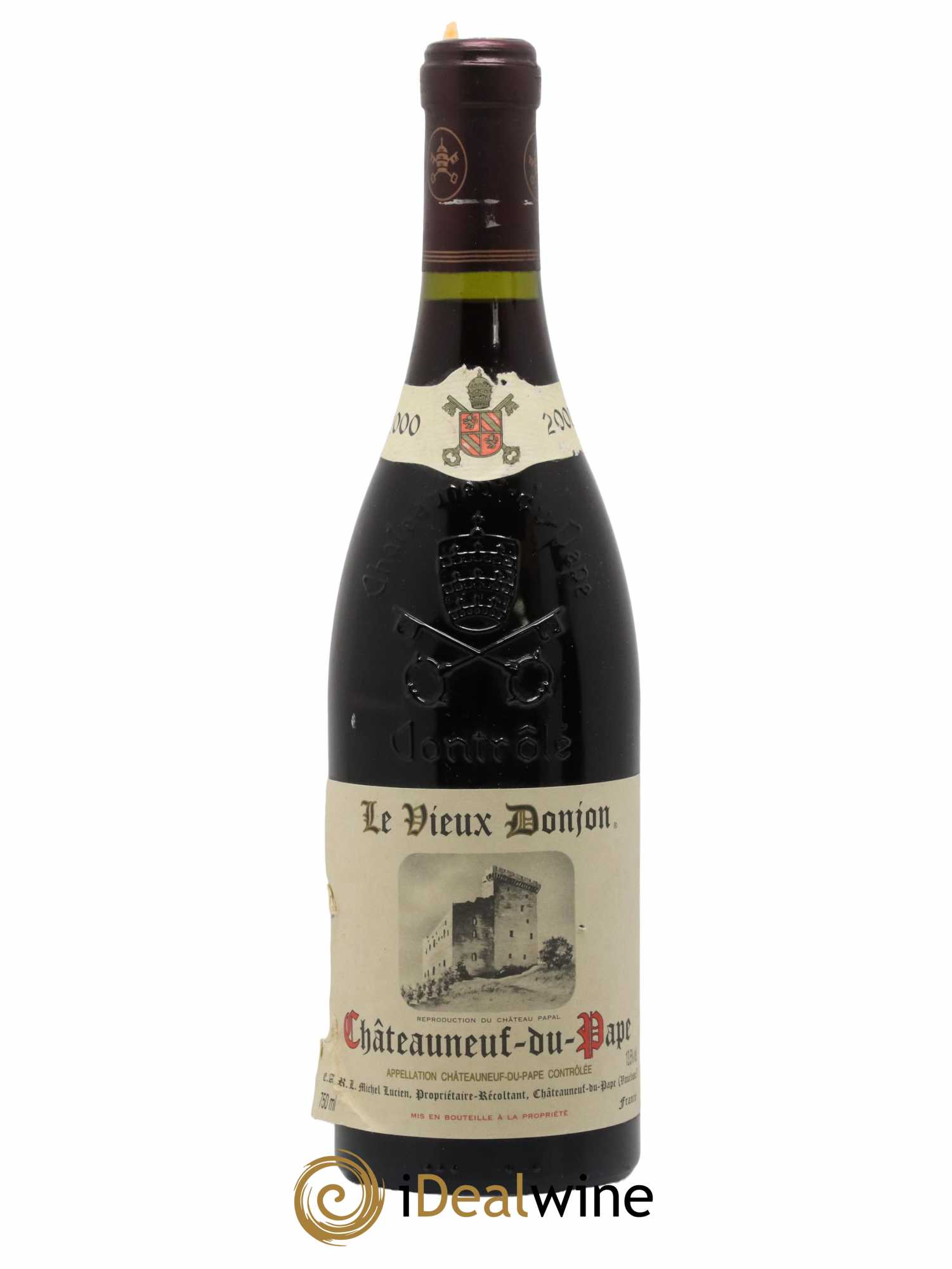Châteauneuf-du-Pape Le Vieux Donjon Michel Lucien 2000 - Lot de 1 bouteille - 0