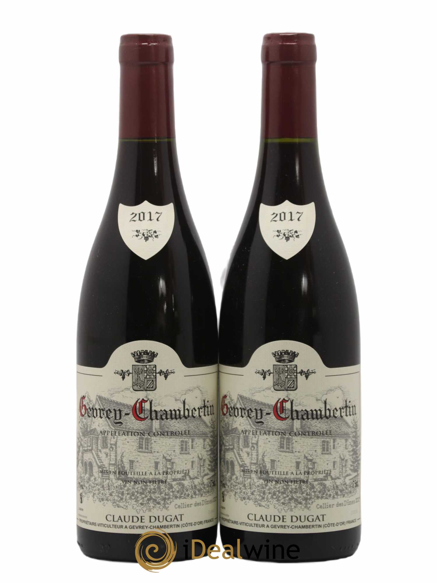 Gevrey-Chambertin Claude Dugat 2017 - Lot of 2 bottles - 0