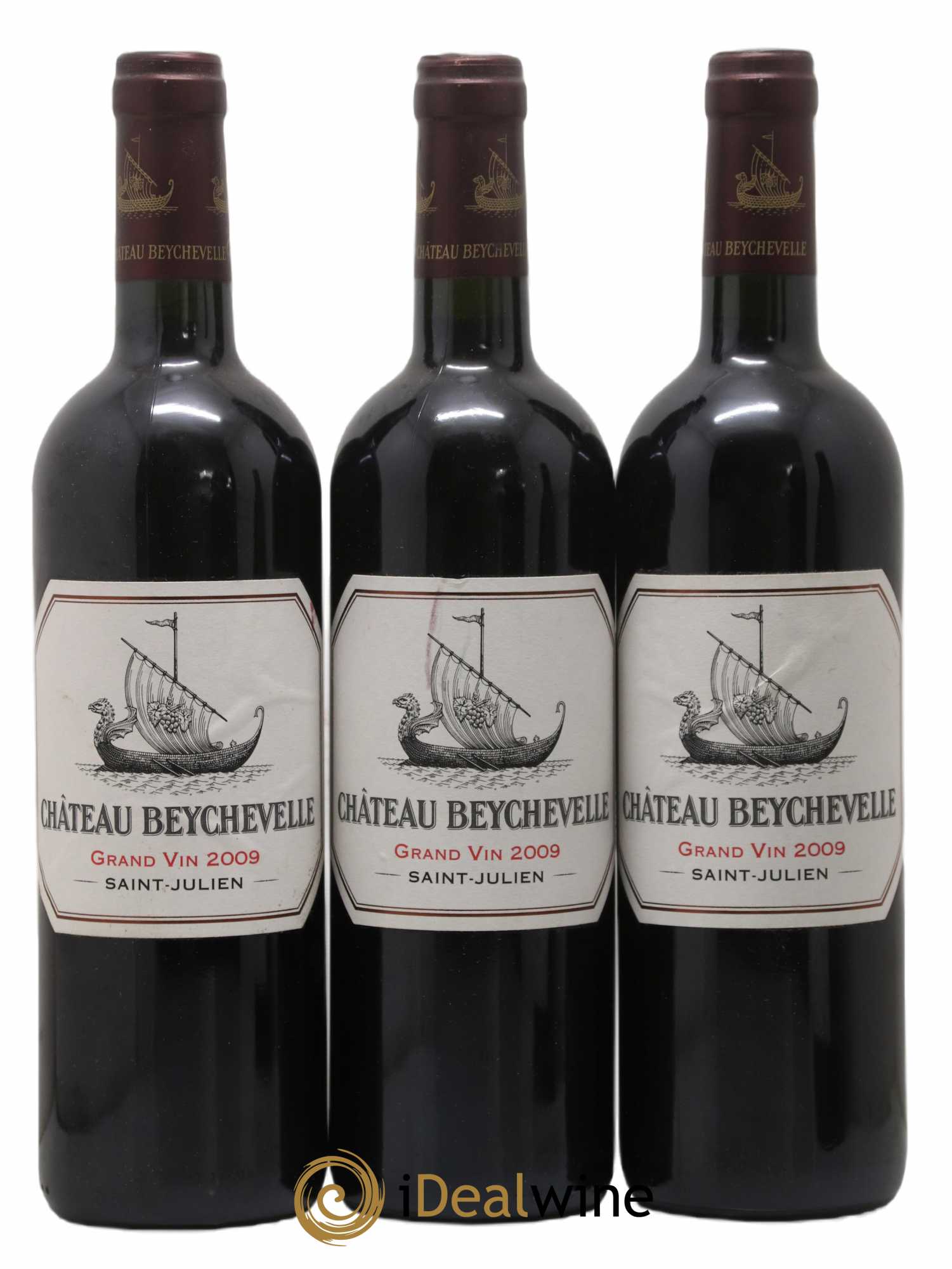 Château Beychevelle 4ème Grand Cru Classé 2009 - Lot de 3 bouteilles - 0