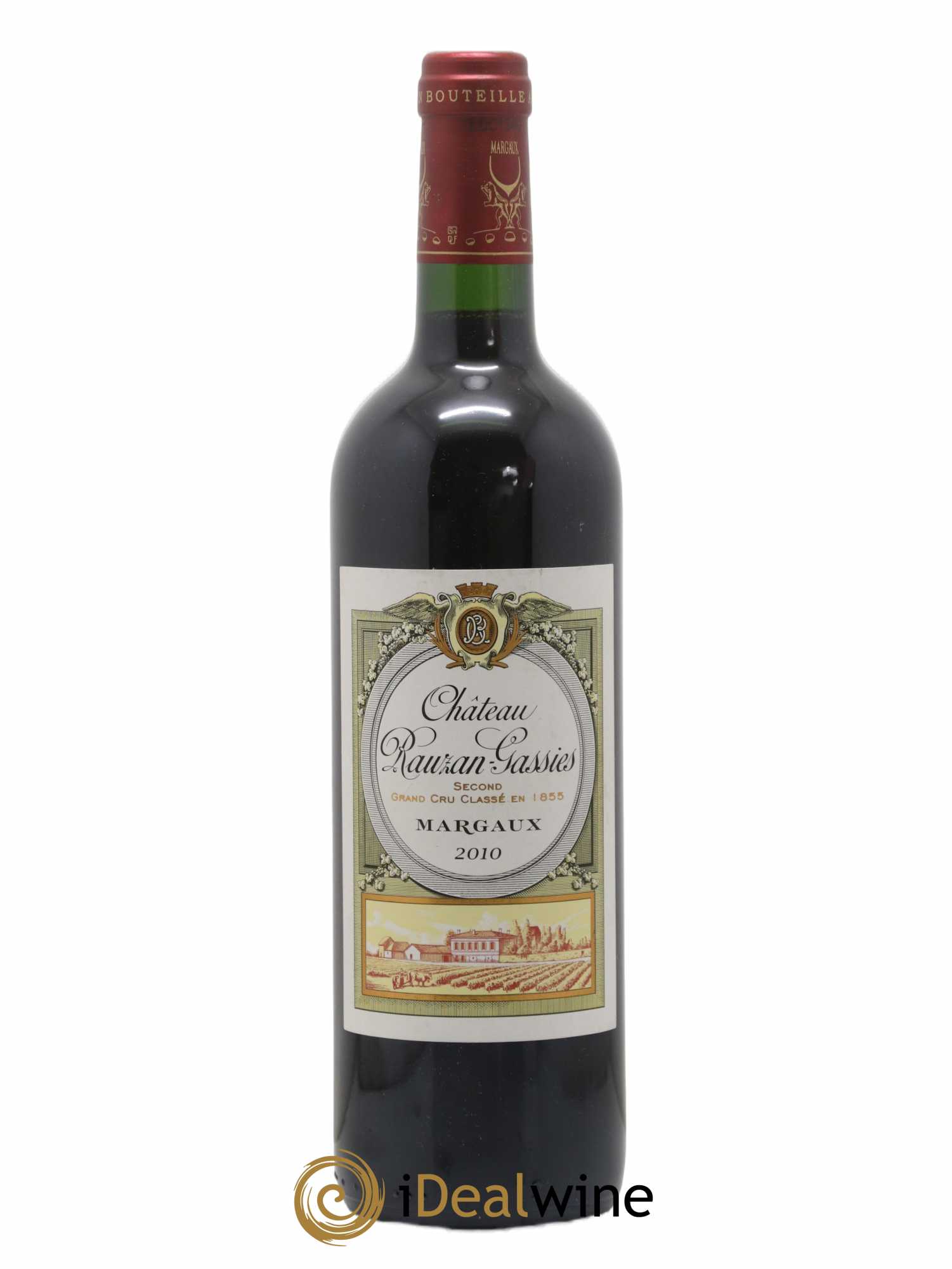 Château Rauzan-Gassies 2ème Grand Cru Classé 2010 - Lot de 1 bouteille - 0