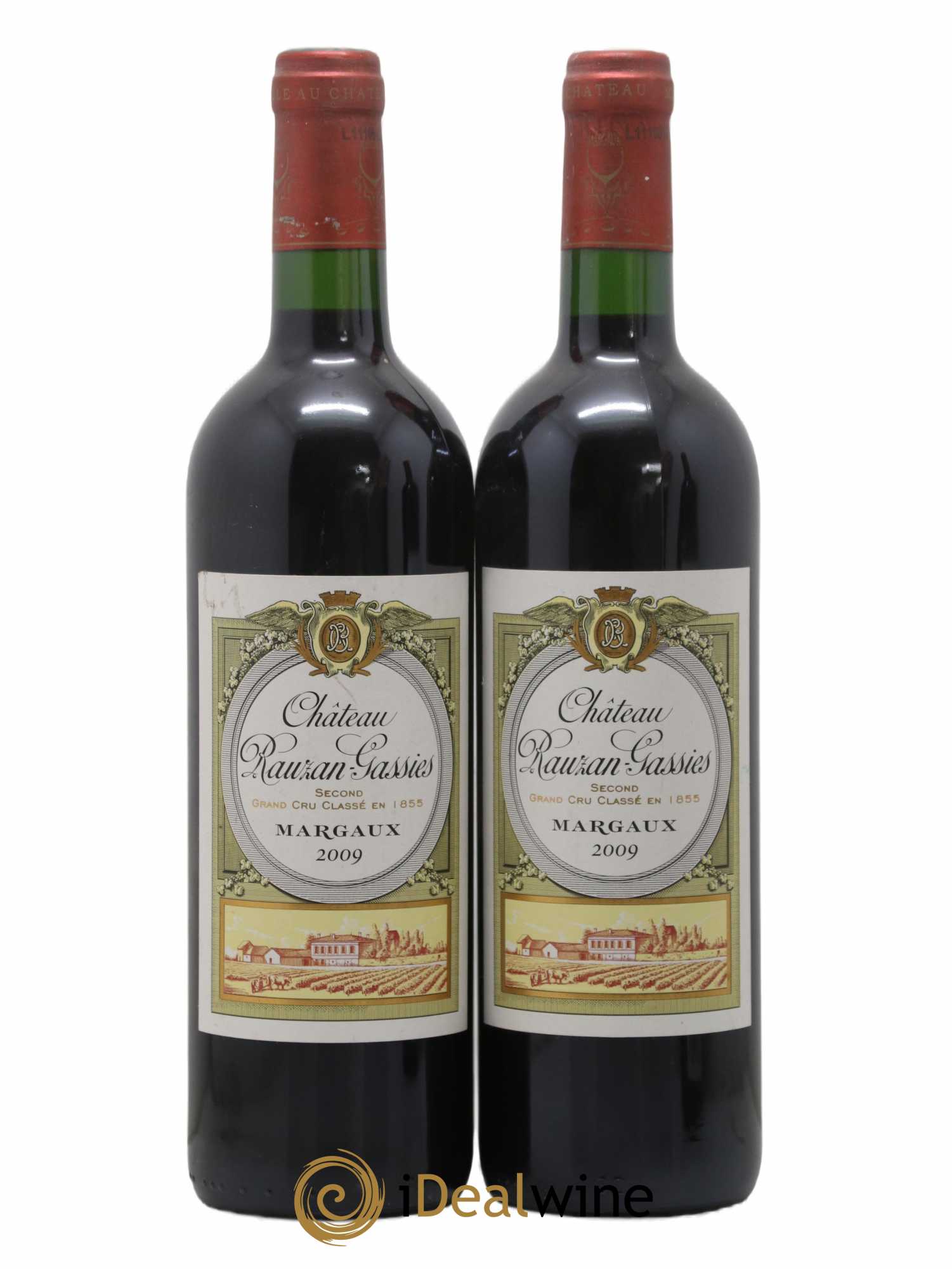 Château Rauzan-Gassies 2ème Grand Cru Classé 2009 - Lot de 2 bouteilles - 0