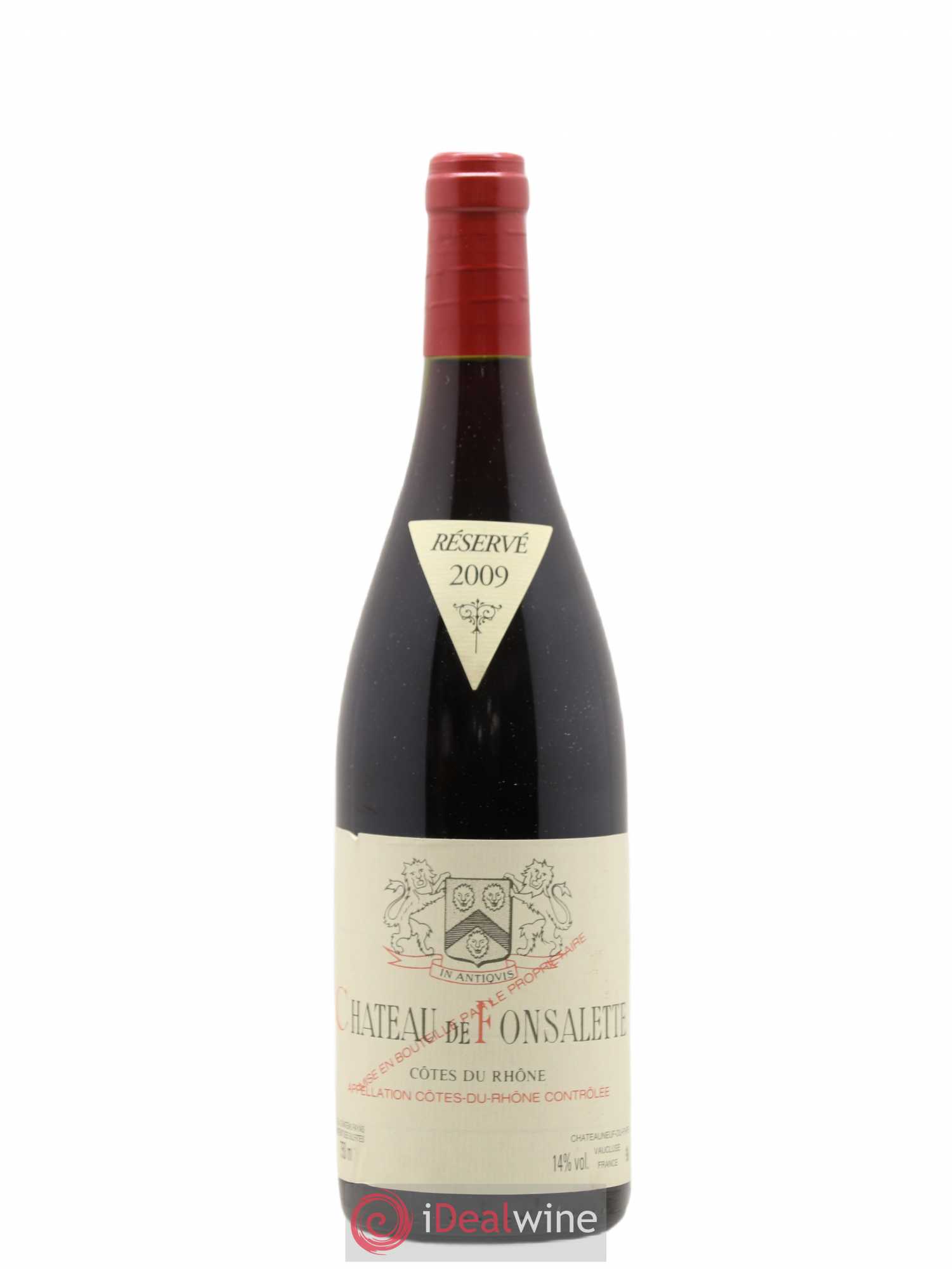 Côtes-du-Rhône Château de Fonsalette Emmanuel Reynaud 2009 - Lot de 1 bouteille - 0