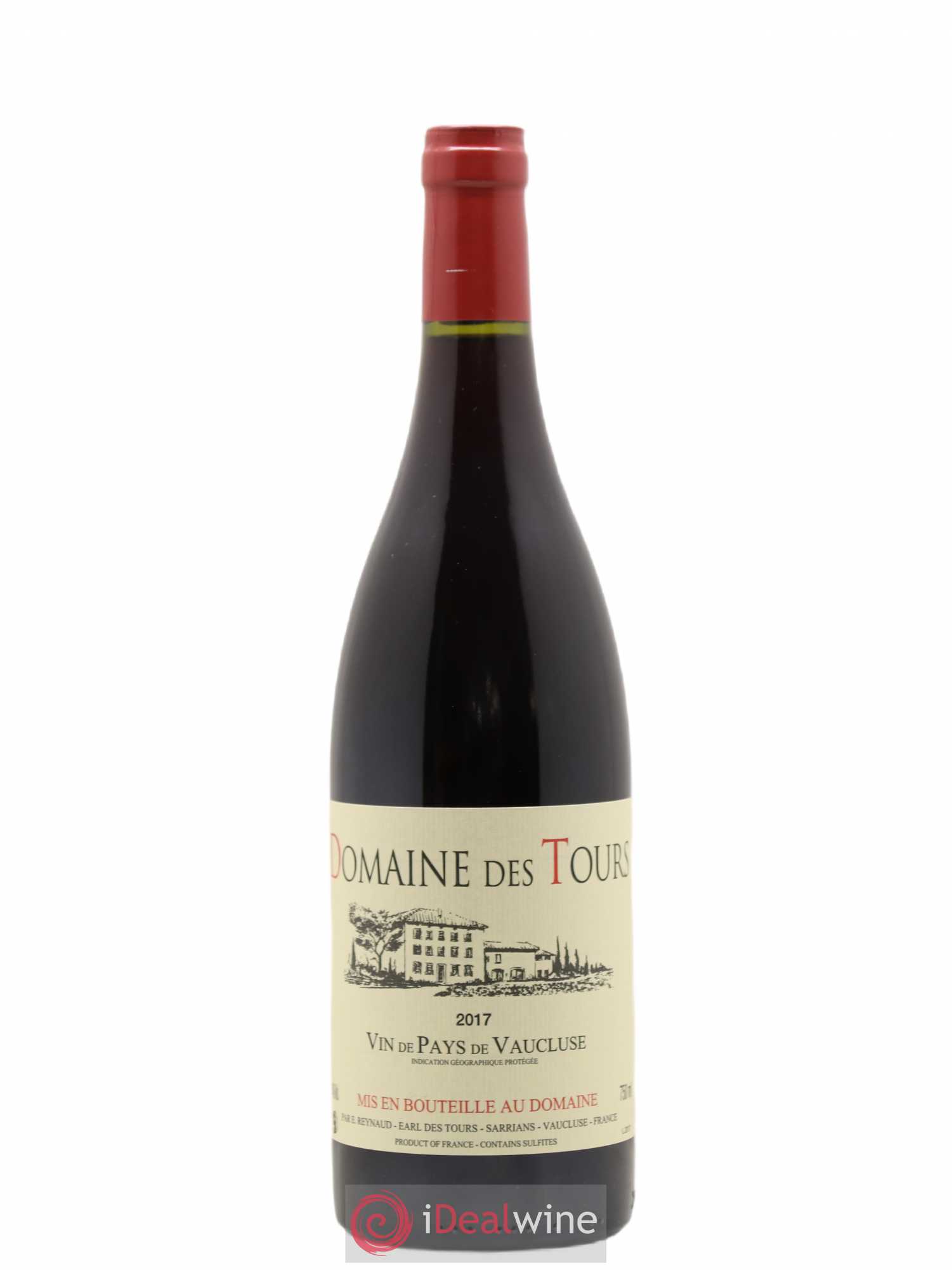 Vaucluse (Vin de Pays de Vaucluse) Domaine des Tours Emmanuel Reynaud 2017 - Lot de 1 bouteille - 0