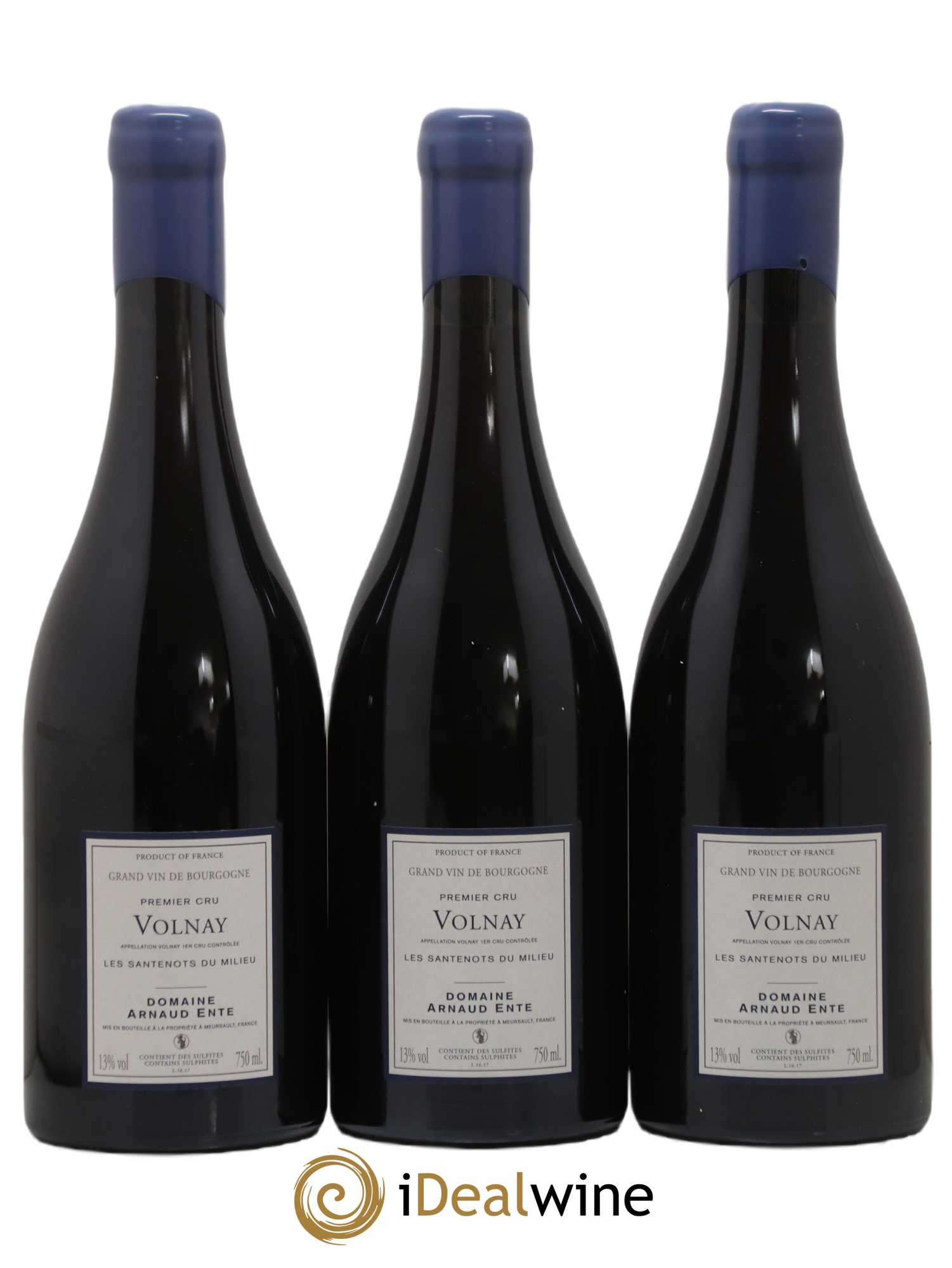 Volnay 1er Cru Les Santenots du Milieu Arnaud Ente 2017 - Lot de 3 bouteilles - 1