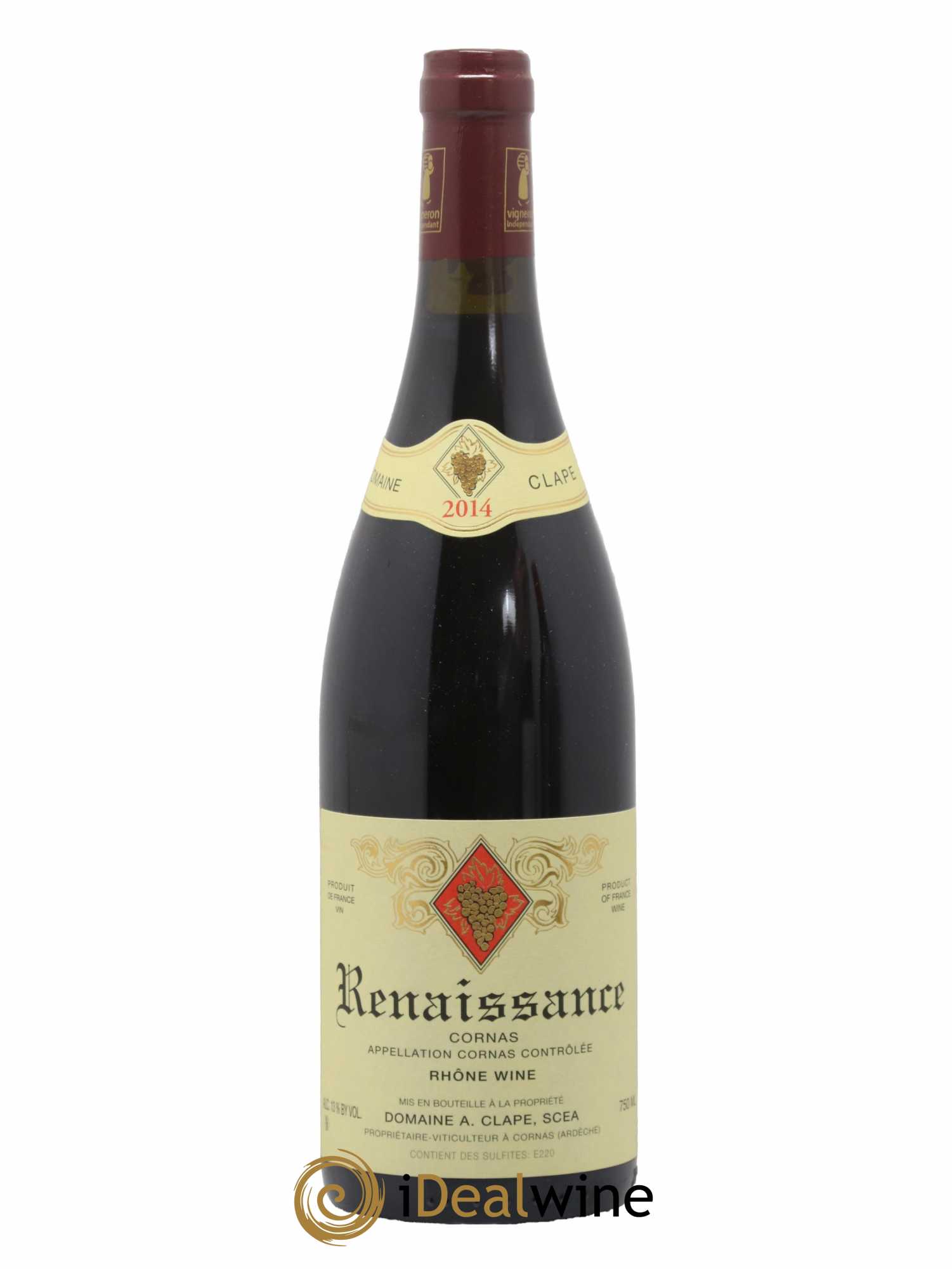 Cornas Renaissance Auguste Clape 2014 - Lot of 1 bottle - 0