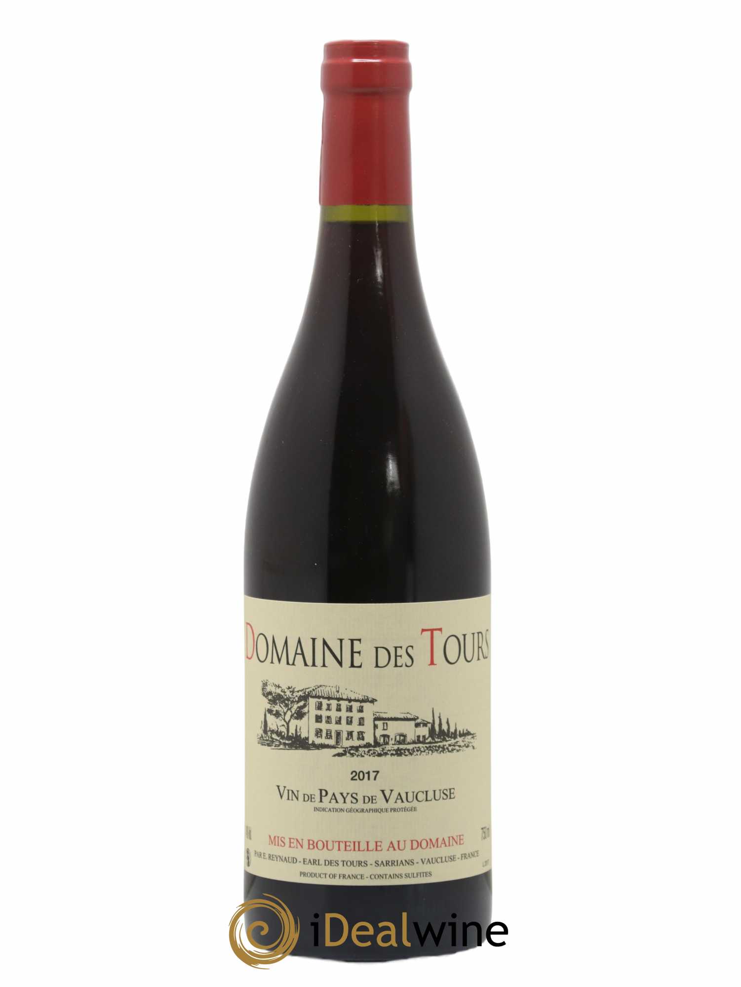 Vaucluse (Vin de Pays de Vaucluse) Domaine des Tours Emmanuel Reynaud 2017 - Lot de 1 bouteille - 0
