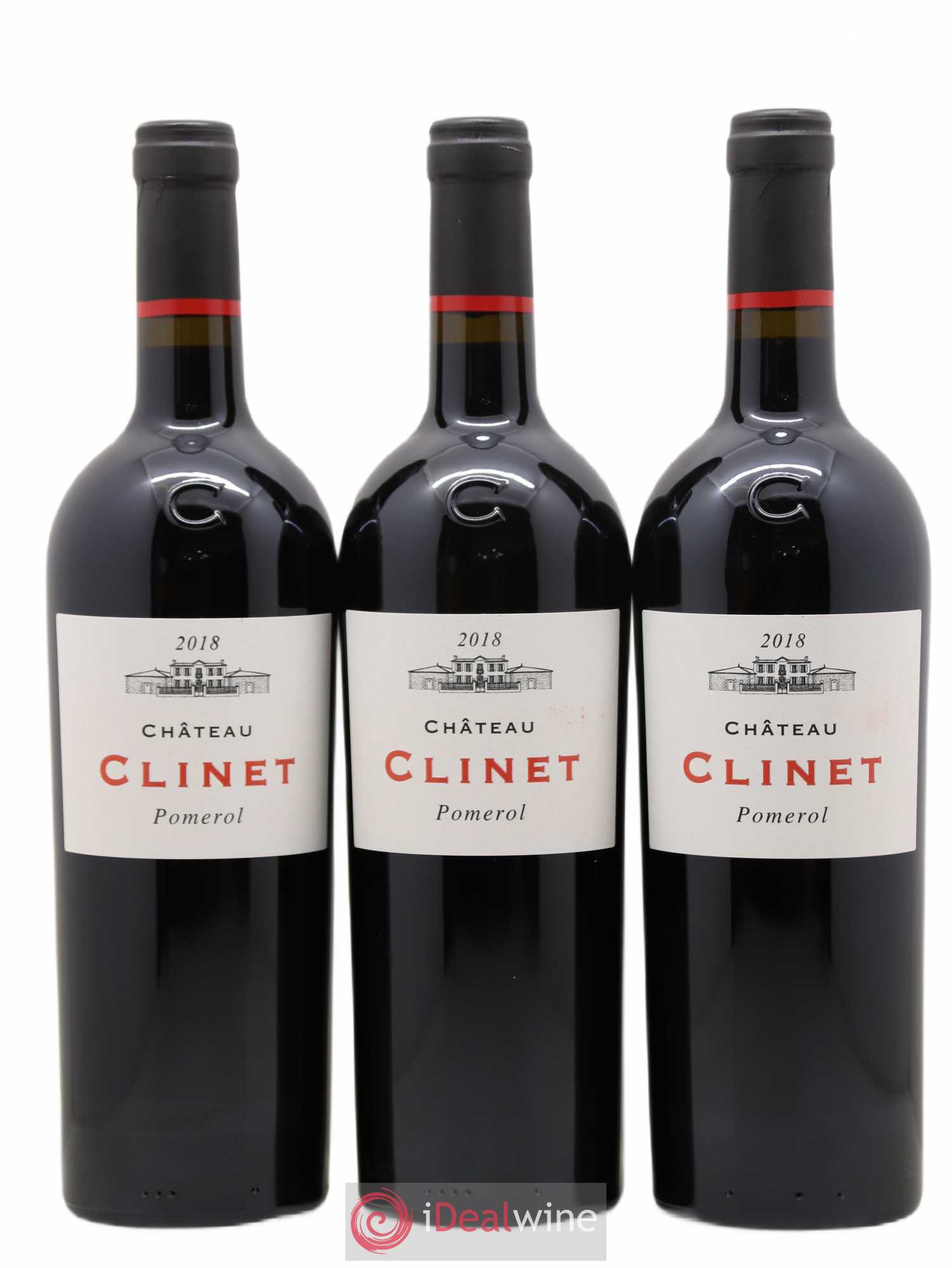 Château Clinet 2018 - Lot de 3 bouteilles - 0