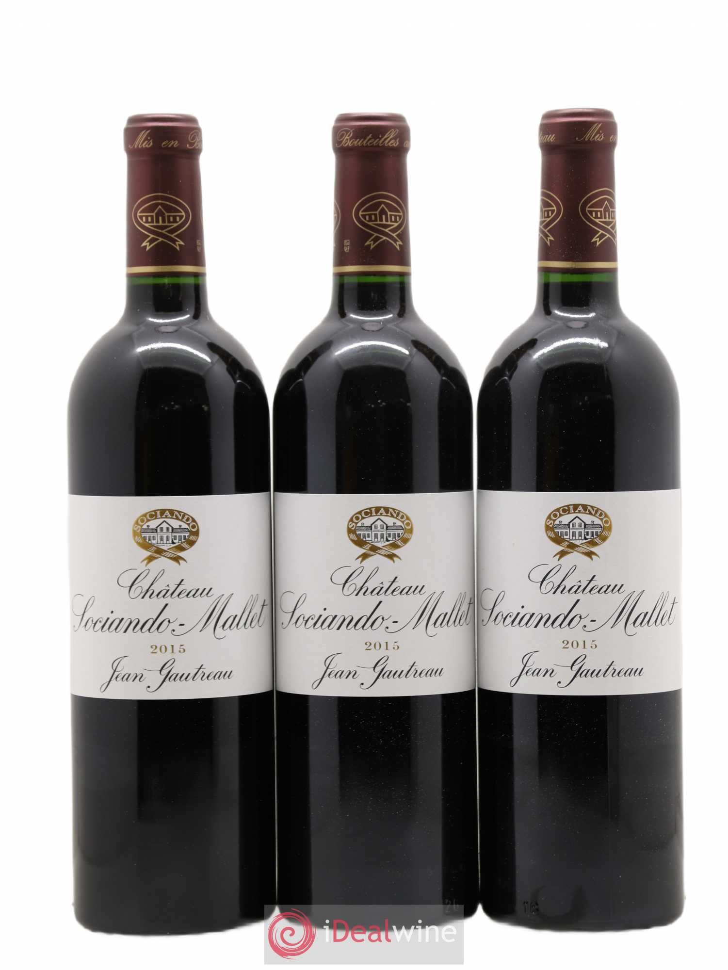 Château Sociando Mallet 2015 - Lot de 6 bouteilles - 1