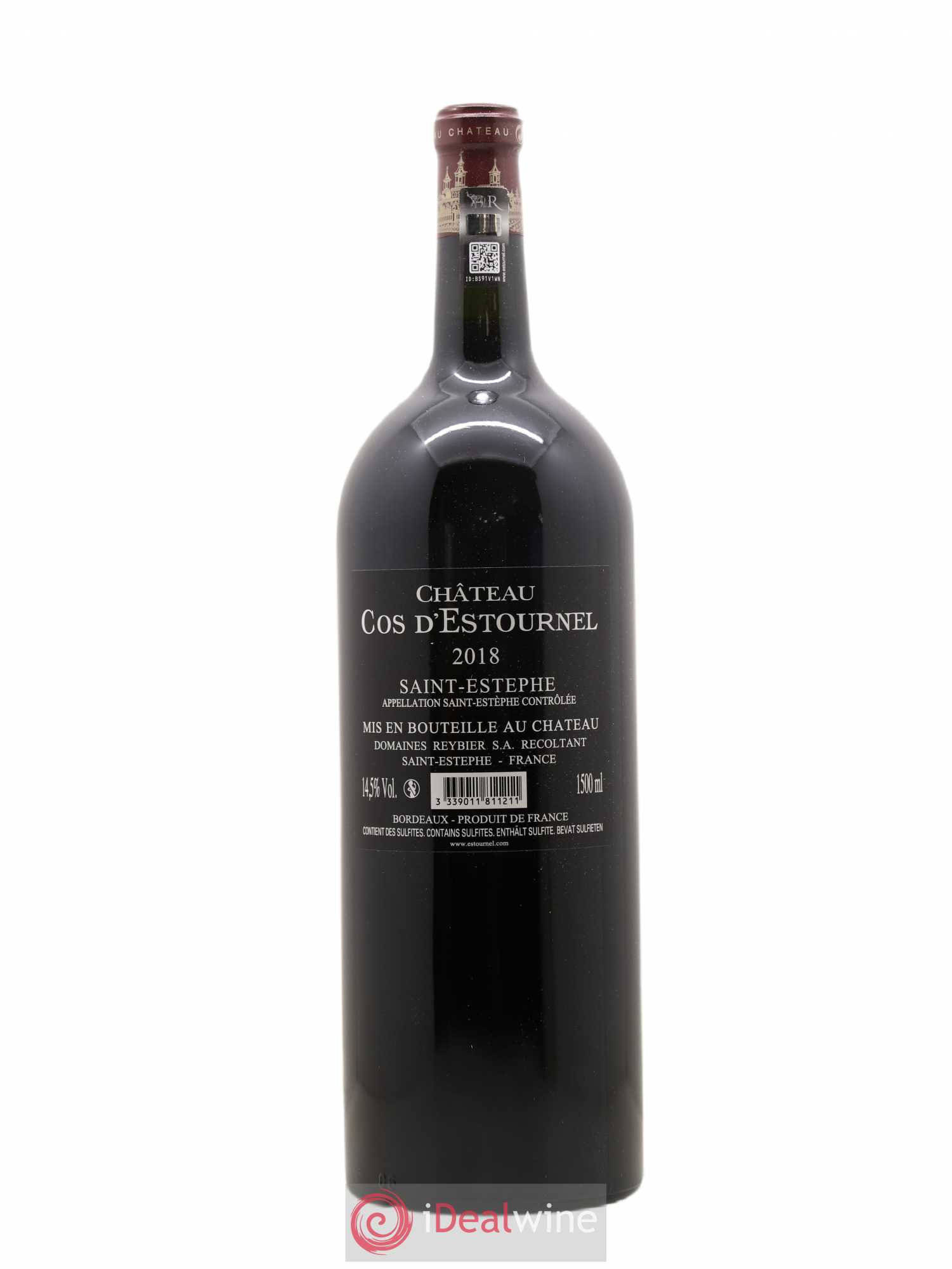 Cos d'Estournel 2ème Grand Cru Classé 2018 - Lot de 1 magnum - 1