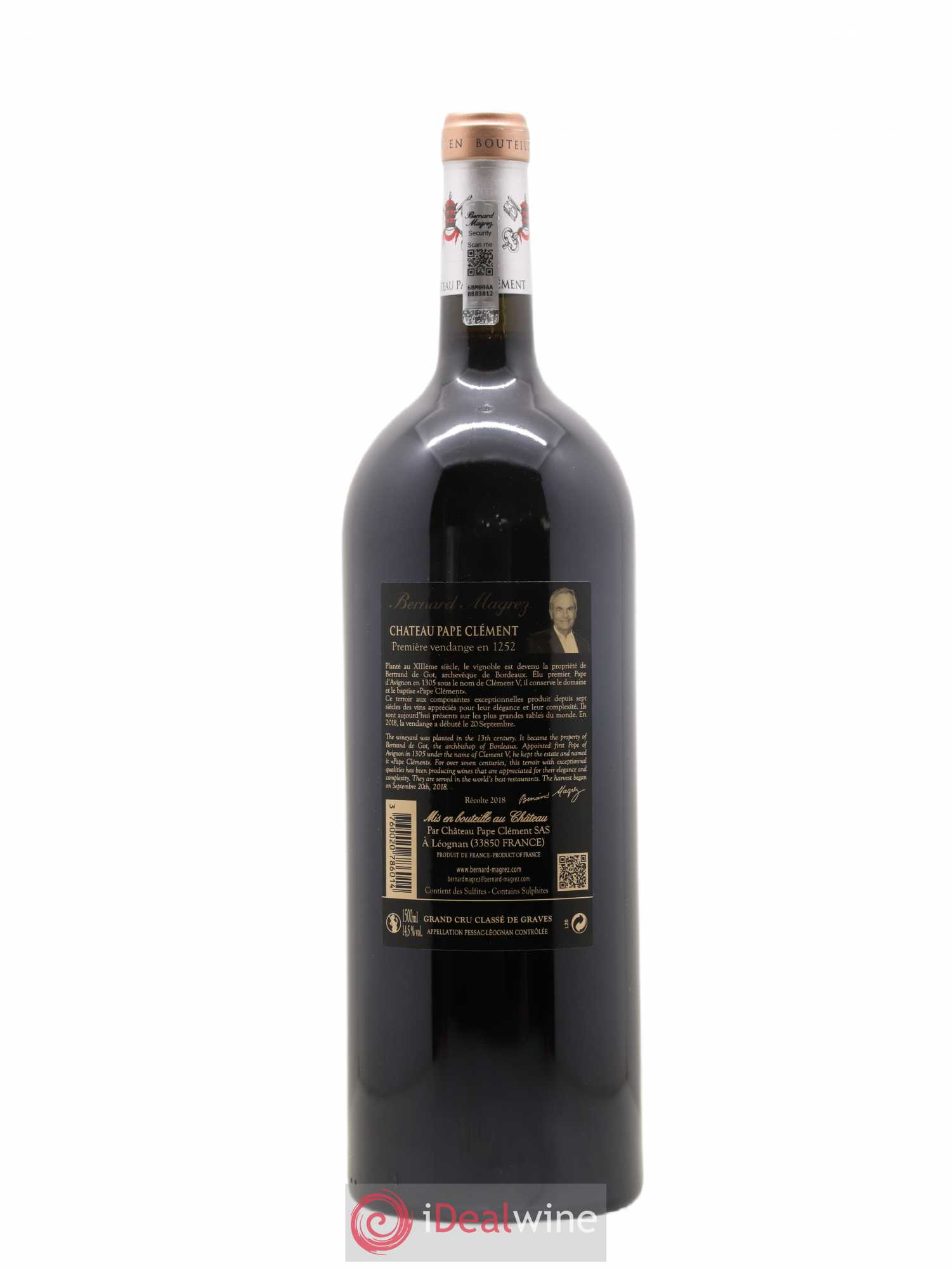 Château Pape Clément Cru Classé de Graves 2018 - Lot de 1 magnum - 1