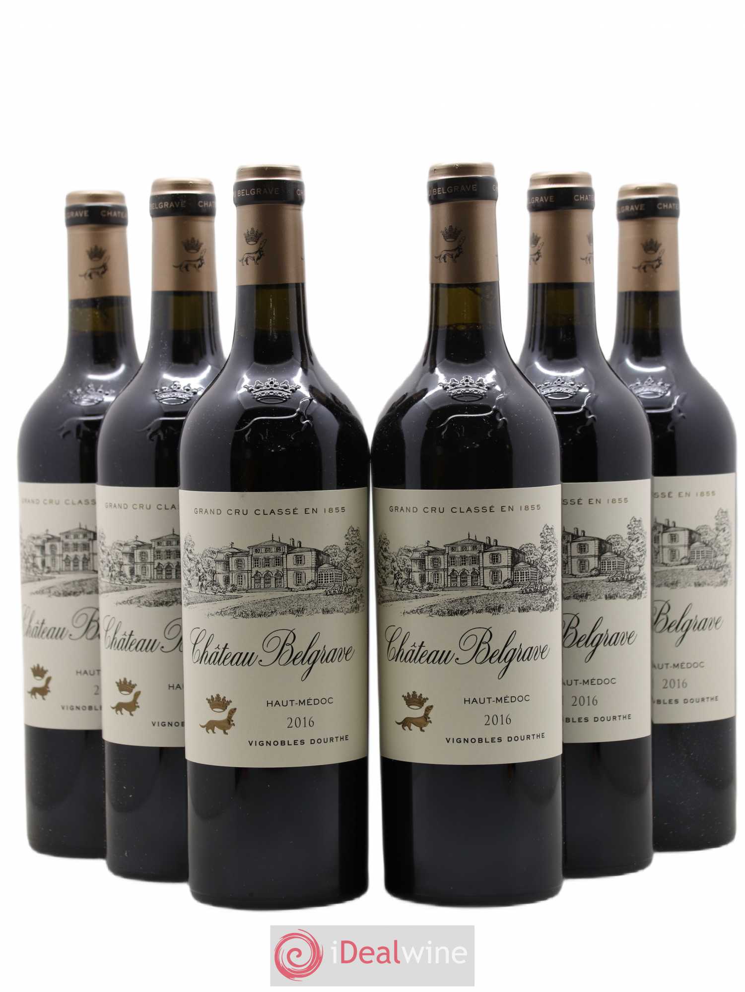 Château Belgrave 5ème Grand Cru Classé 2016 - Lot de 6 bouteilles - 0