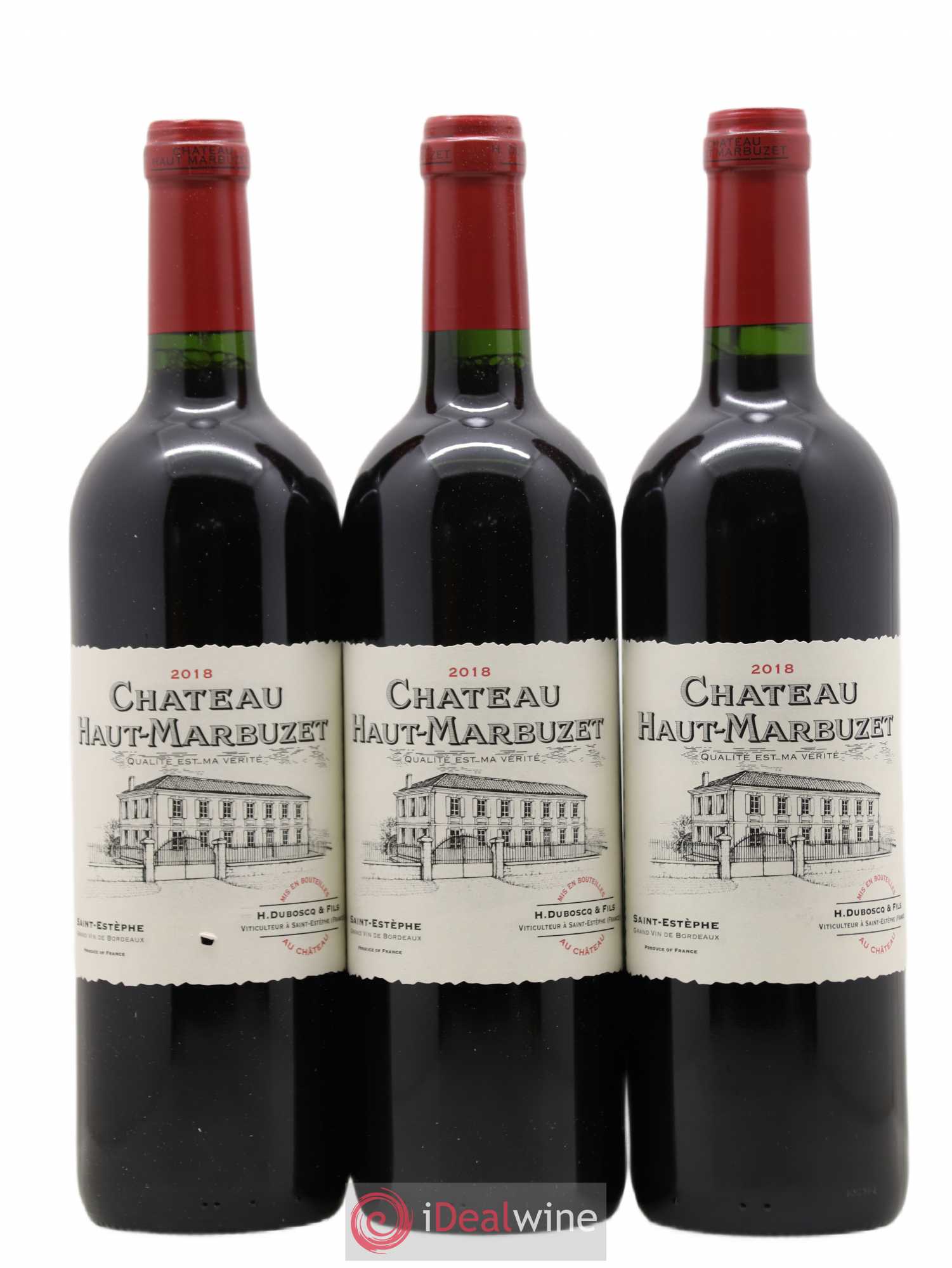 Château Haut Marbuzet 2018 - Lot de 6 bouteilles - 1
