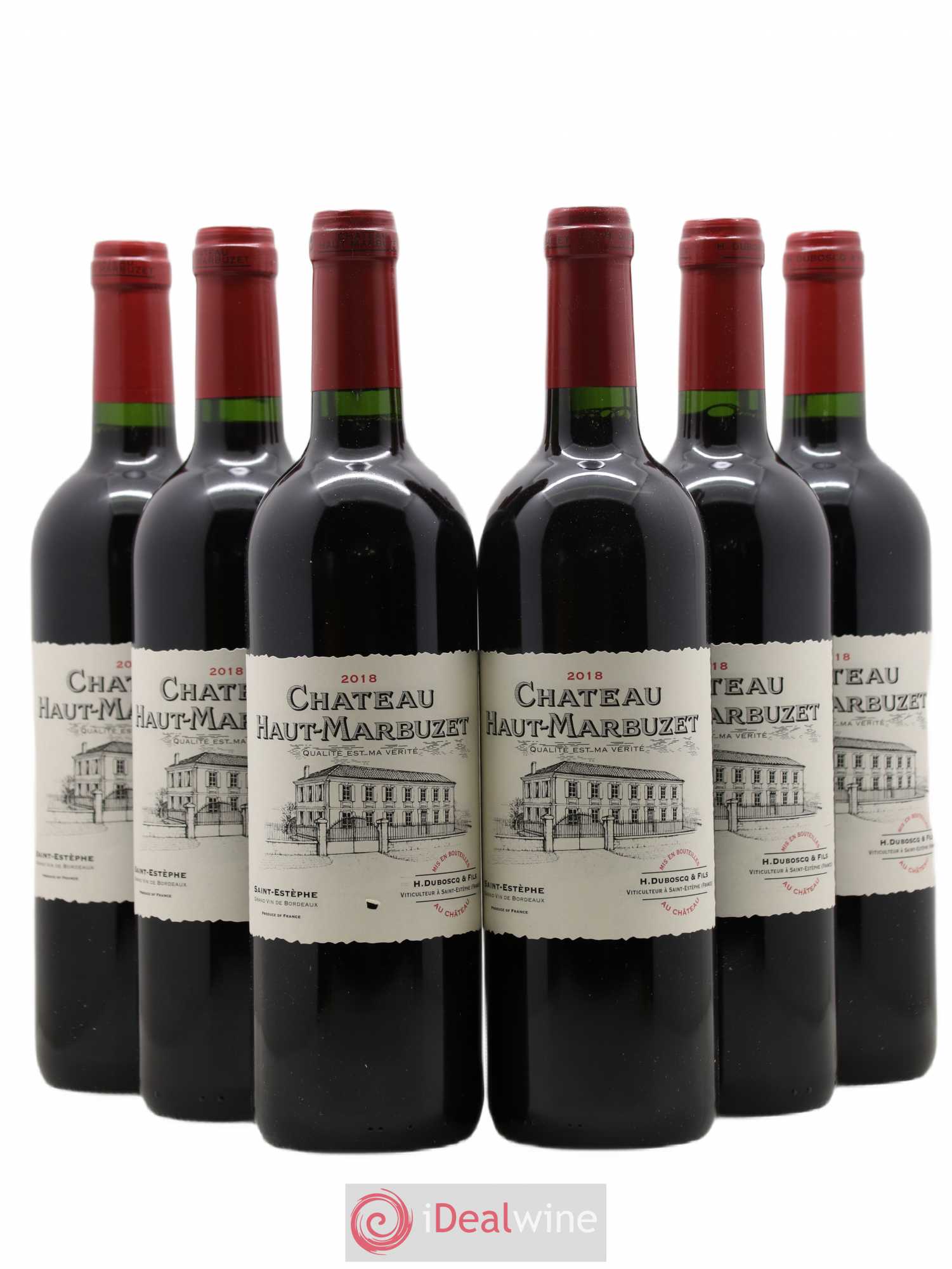 Château Haut Marbuzet 2018 - Lot de 6 bouteilles - 0
