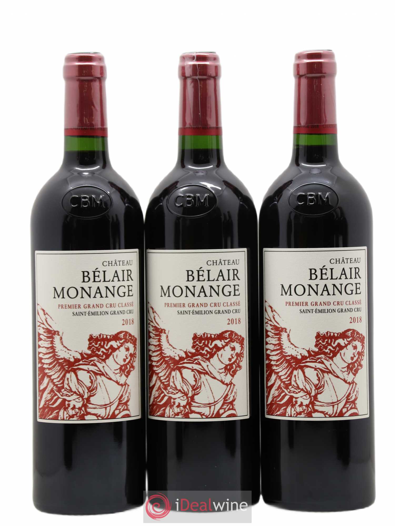 Château Belair (Belair-Monange) 1er Grand Cru Classé B 2018 - Lot de 6 bouteilles - 1