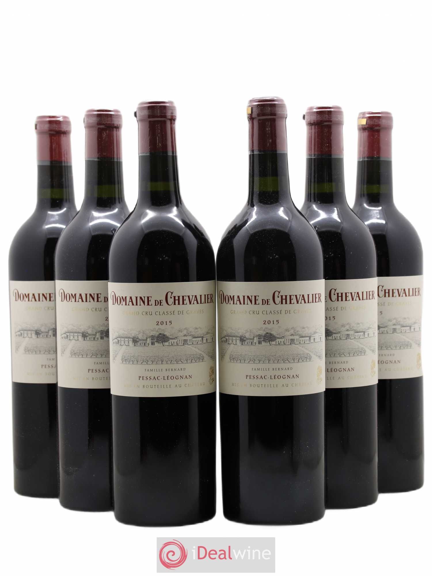 Domaine de Chevalier Cru Classé de Graves 2015 - Lot de 6 bouteilles - 0