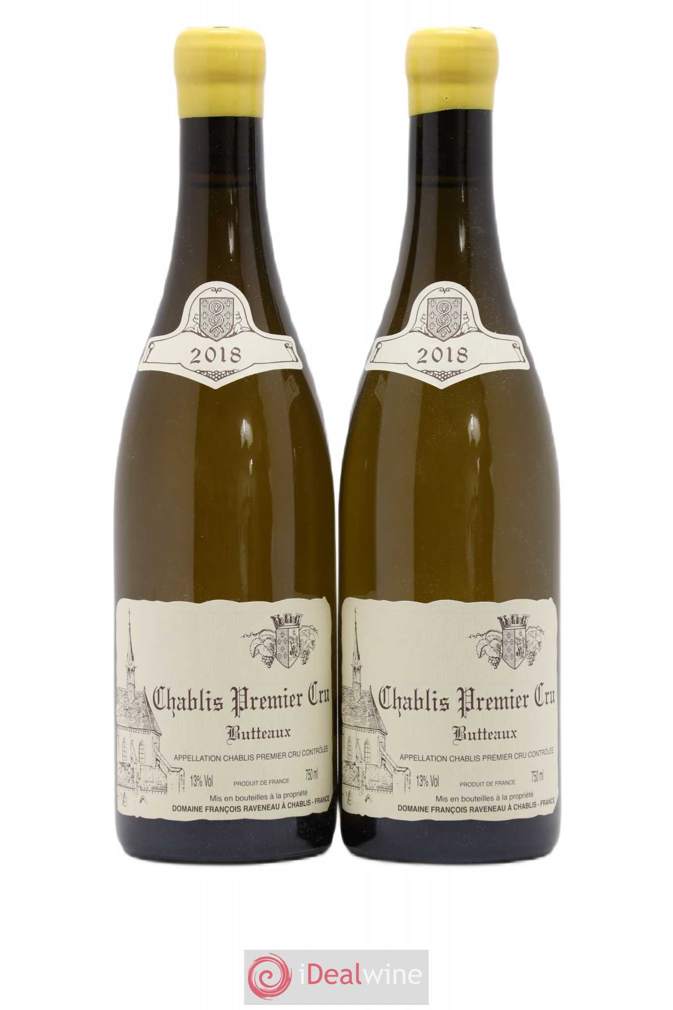 Chablis 1er Cru Butteaux Raveneau (Domaine) 2018 - Lot de 2 bouteilles - 0