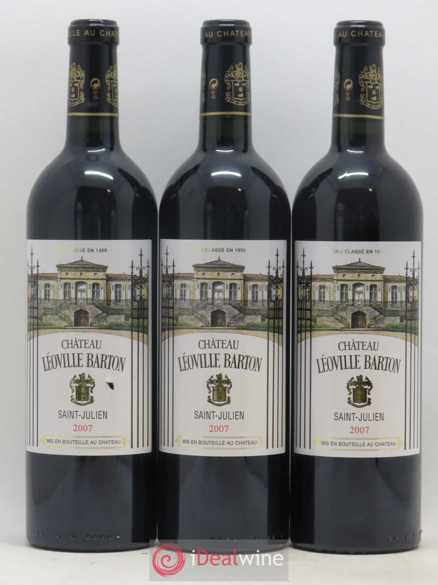 Château Léoville Barton 2ème Grand Cru Classé 2007 - Lot de 12 bouteilles - 4