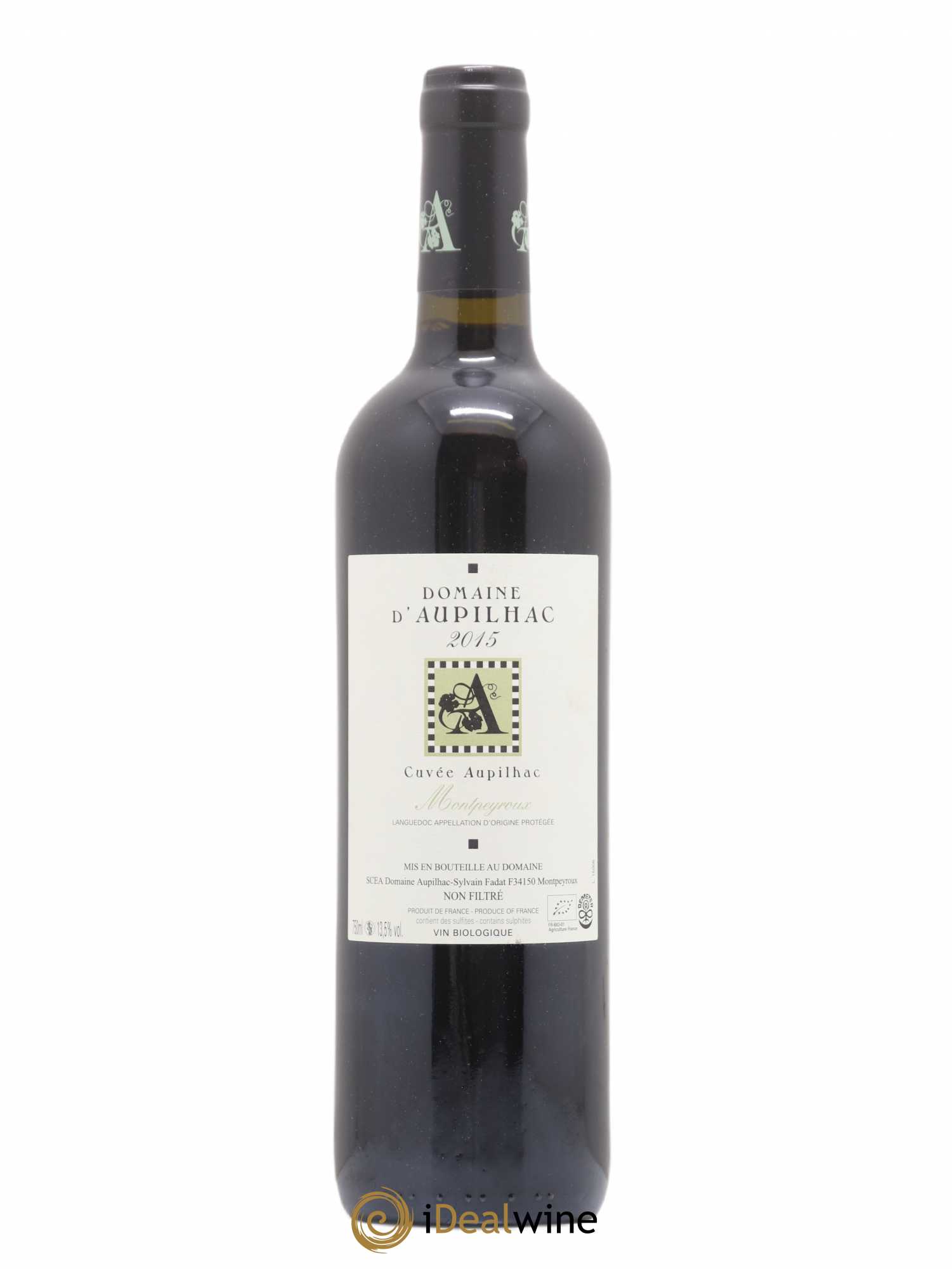 Languedoc Montpeyroux Aupilhac (Domaine d') Sylvain Fadat (sans prix de réserve) 2015 - Lot de 1 bouteille - 0