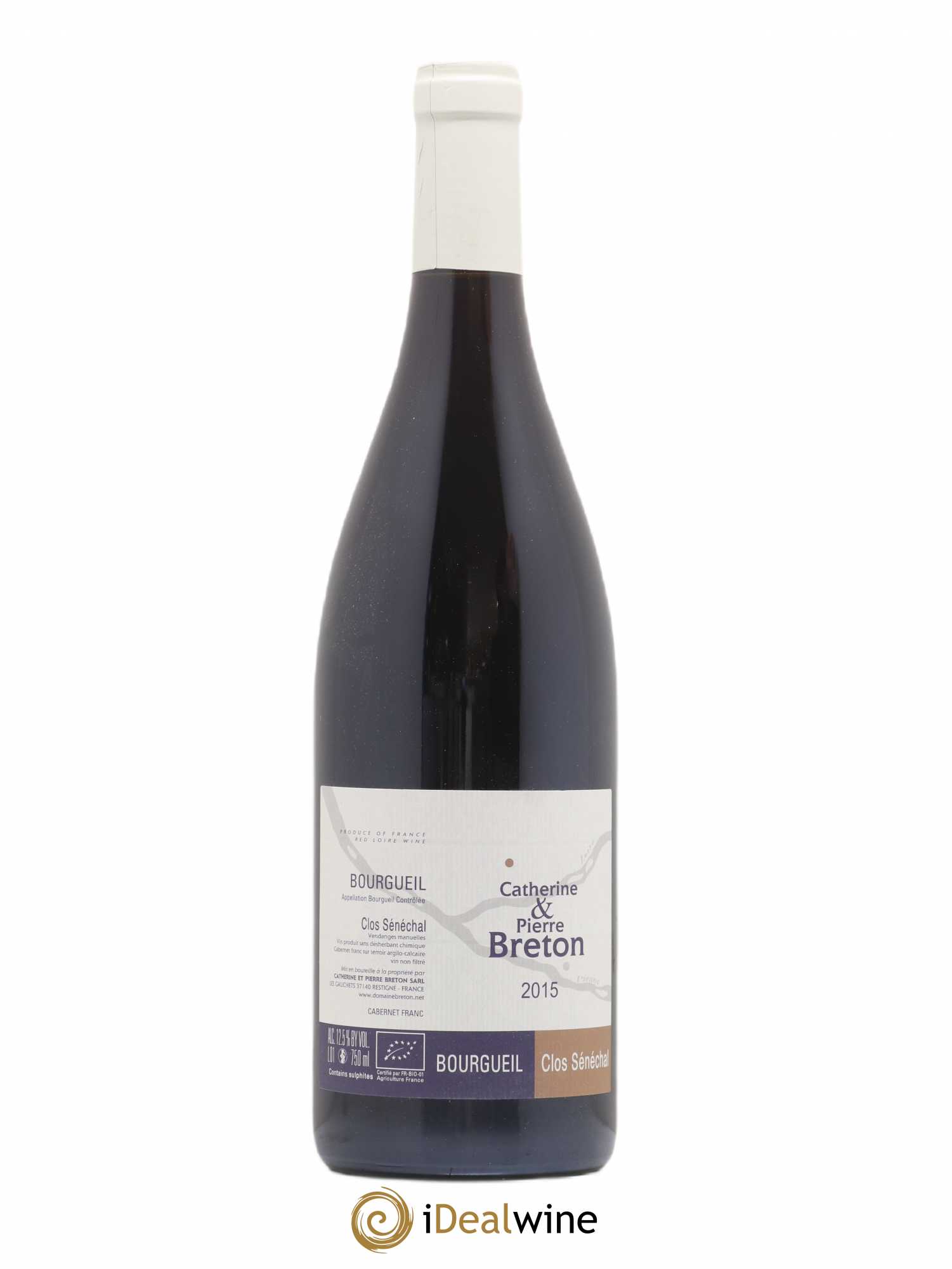 Bourgueil Clos Sénéchal Catherine et Pierre Breton (sans prix de réserve) 2015 - Lot de 1 bouteille - 0