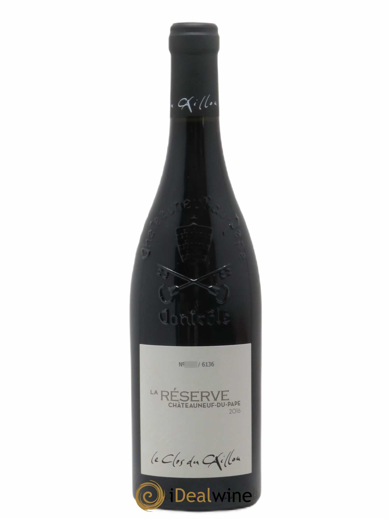 Châteauneuf-du-Pape Domaine Le Clos du Caillou Réserve Sylvie Vacheron (sans prix de réserve) 2016 - Lot de 1 bouteille - 0
