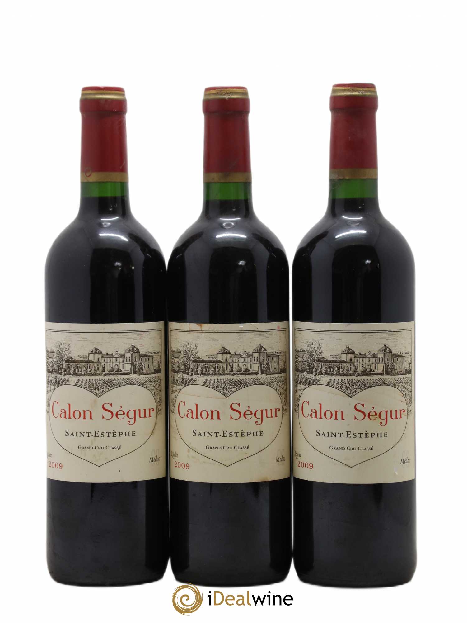 Château Calon Ségur 3ème Grand Cru Classé (sans prix de réserve) 2009 - Lot de 3 bouteilles - 0