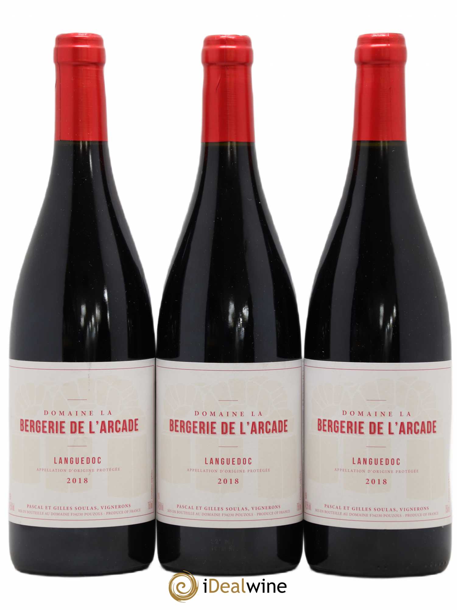 Languedoc La Bergerie de l'Arcade (Domaine) 2018 - Lot de 3 bouteilles - 0
