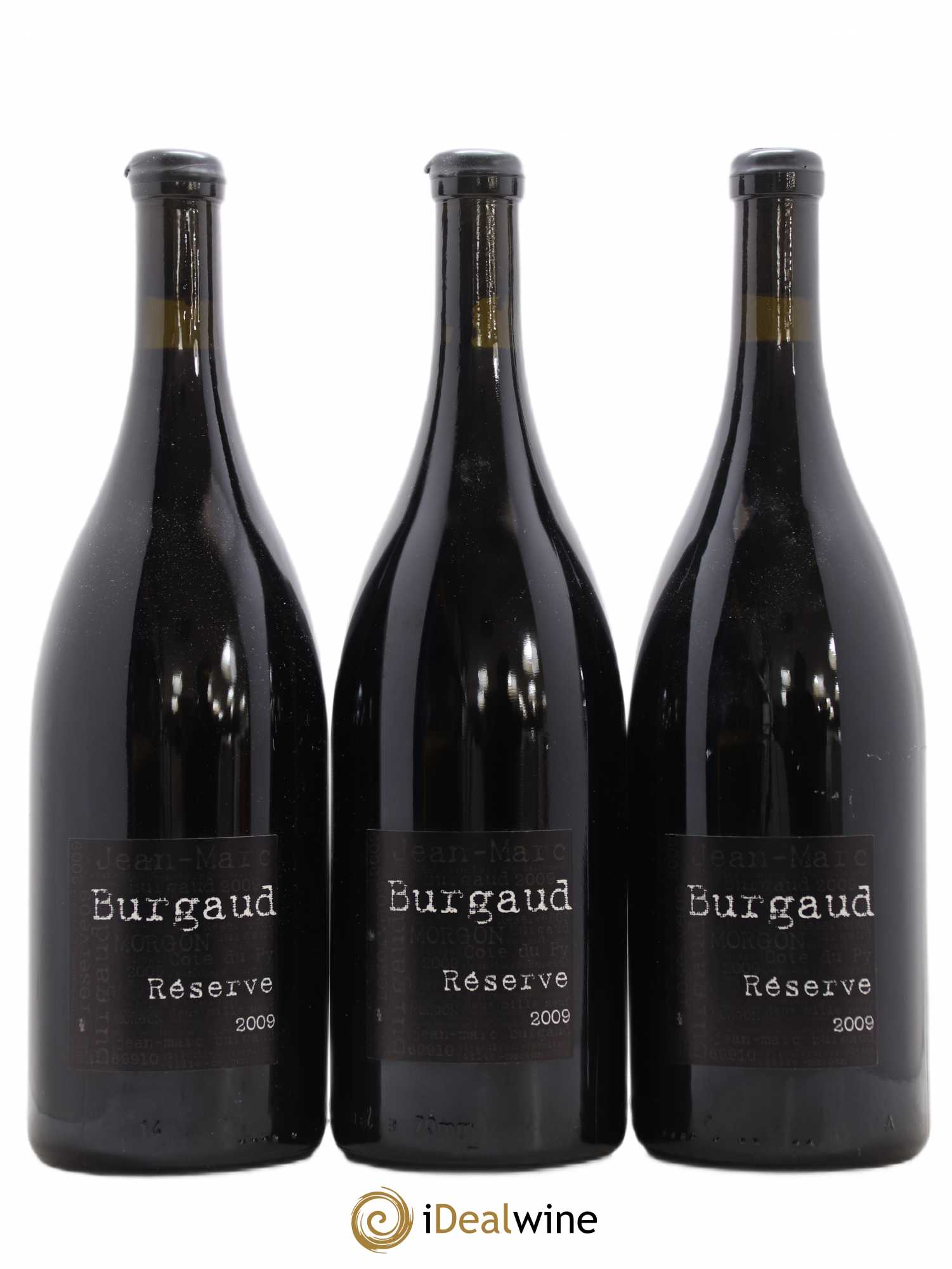 Morgon Réserve Jean-Marc Burgaud (Domaine) (sans prix de réserve) 2009 - Lot de 3 magnums - 0