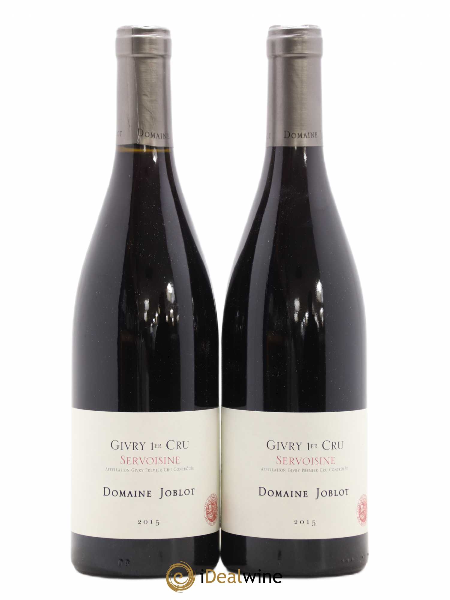 Givry 1er Cru Servoisine Joblot (Domaine) (sans prix de réserve) 2015 - Lot de 2 bouteilles - 0